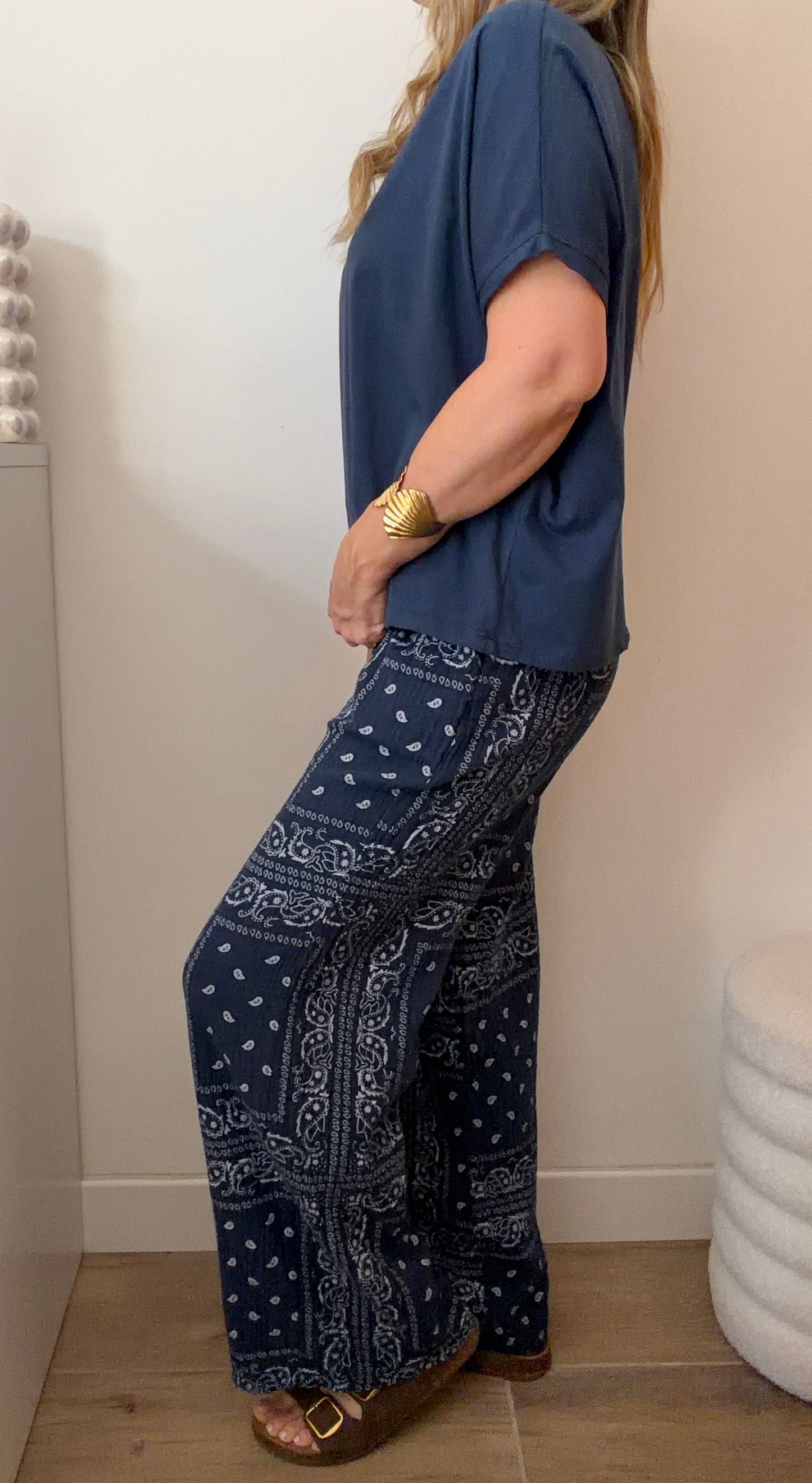 PANTALON BANDANA MARINE