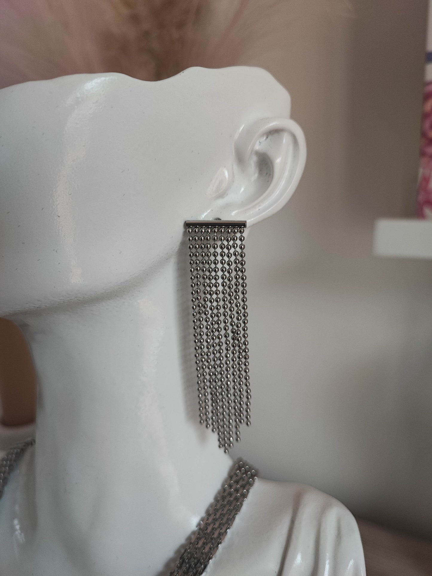 Boucles d'oreilles Candice Argent