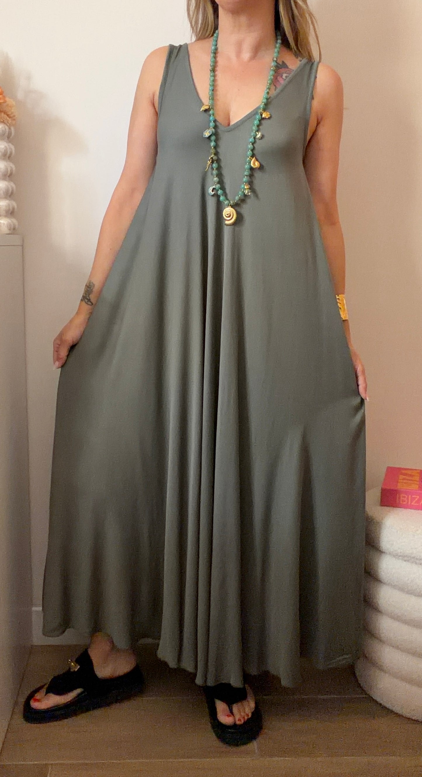 ROBE MAURANE KAKI