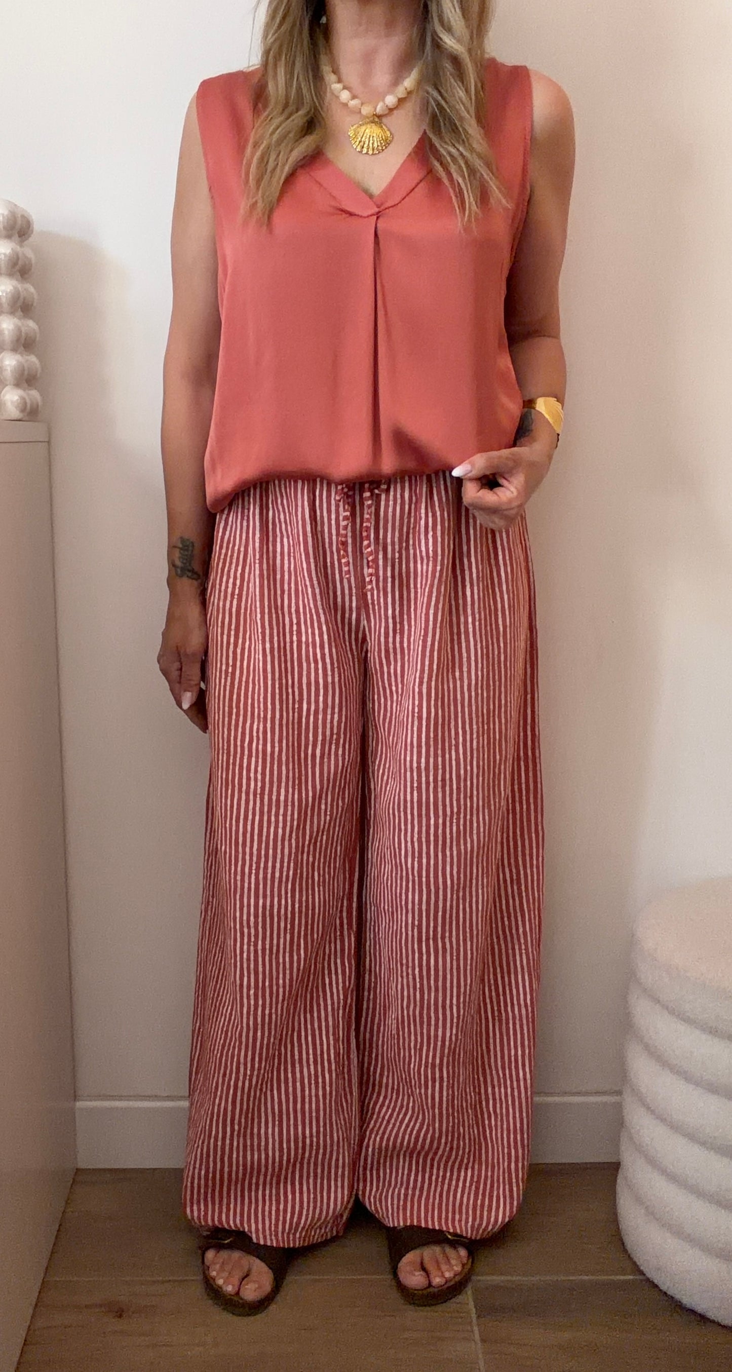PANTALON GABRIEL TERRACOTTA