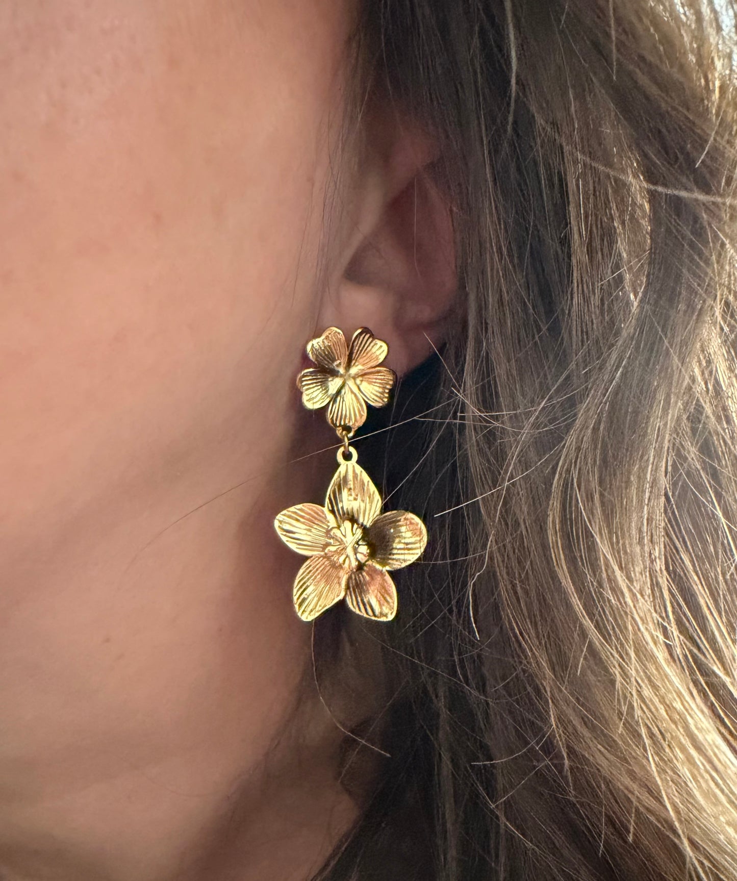 BOUCLES D'OREILLES FLORA