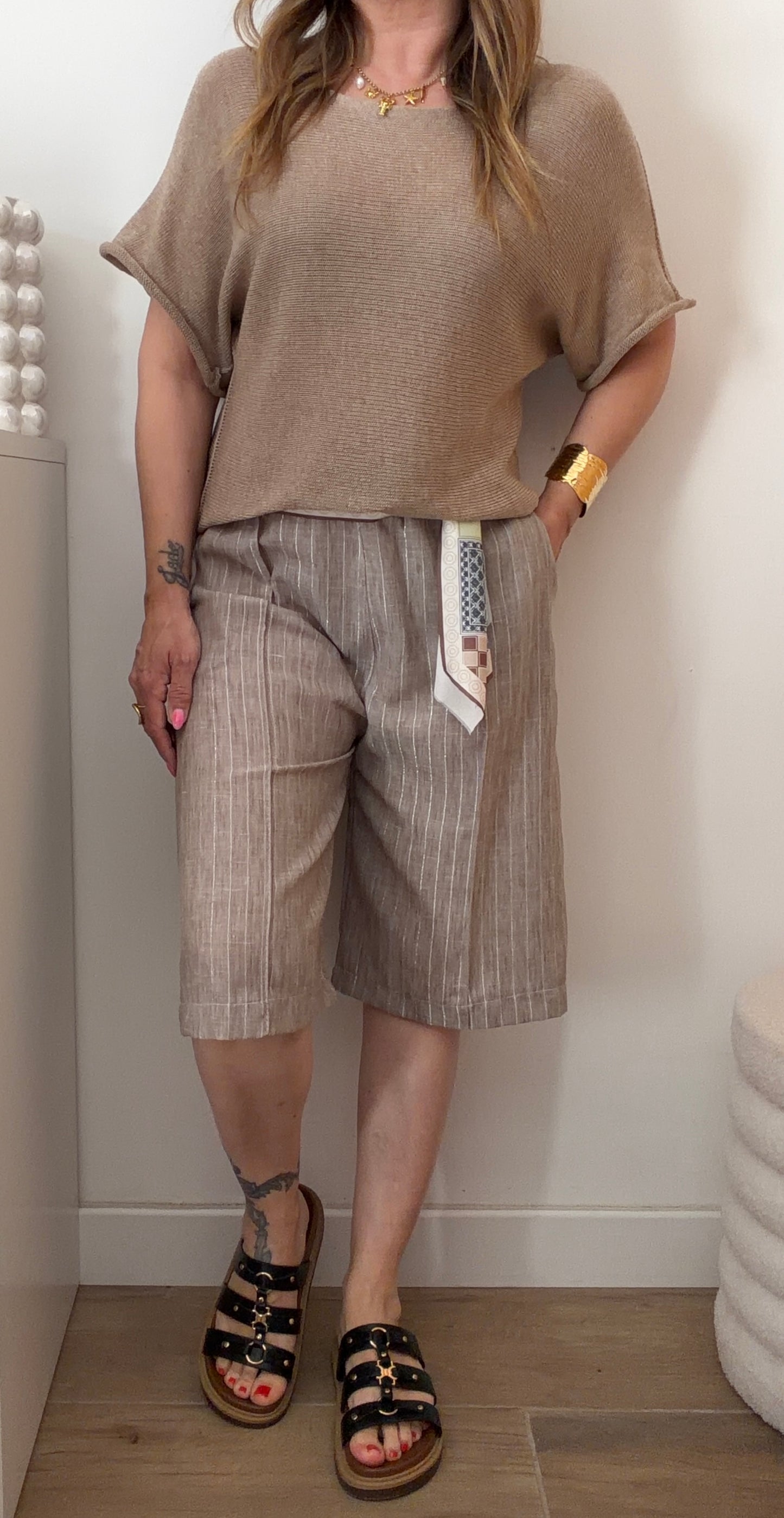 HAUT INES TAUPE