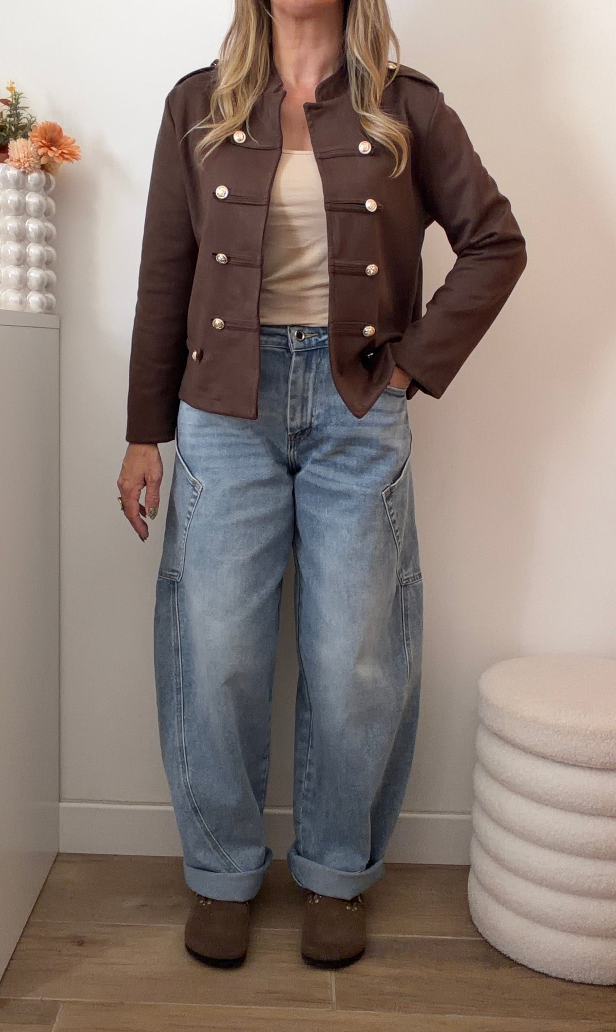VESTE OFFICIER CHOCO