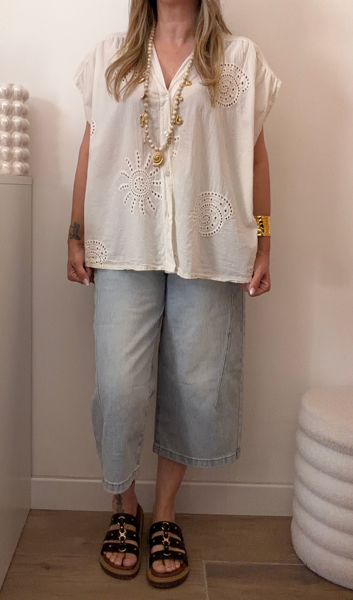 BLOUSE FIDJI BEIGE