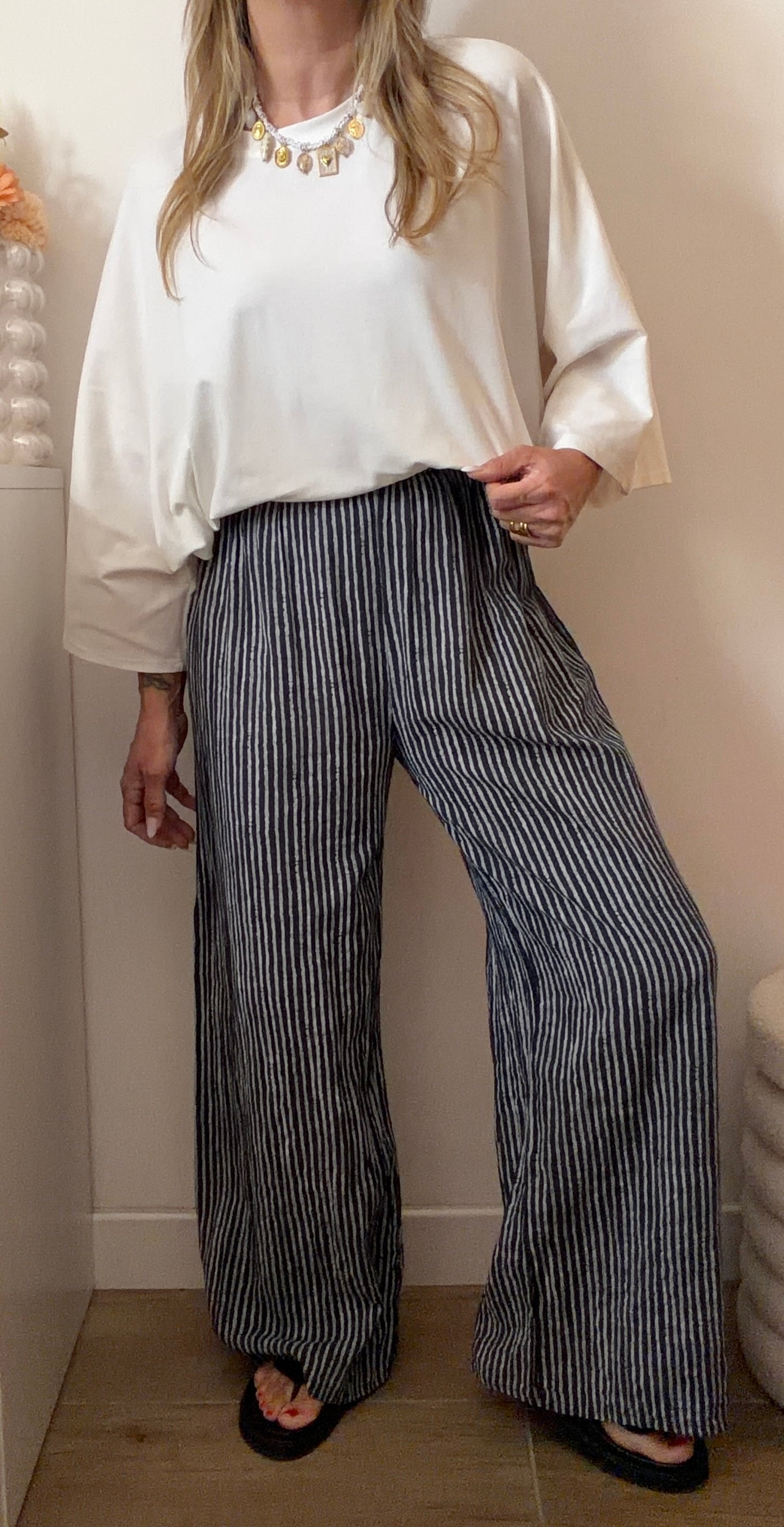 PANTALON GABRIEL BLEU MARINE