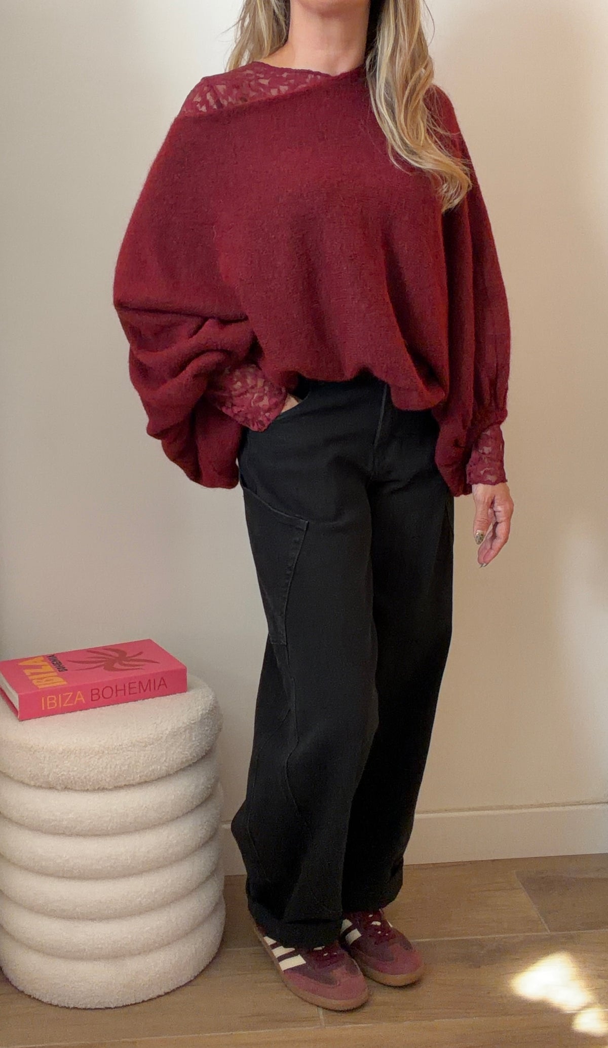 PULL JULIANN BORDEAUX
