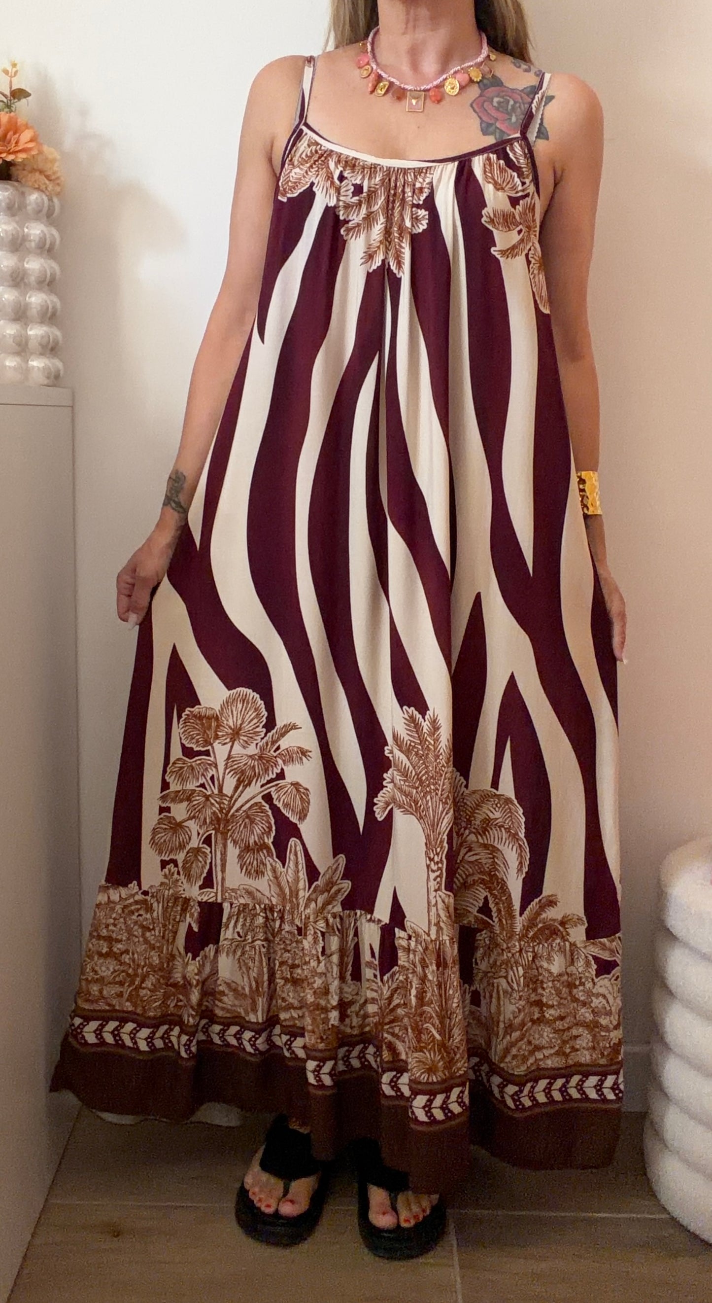 ROBE PALMA PRUNE