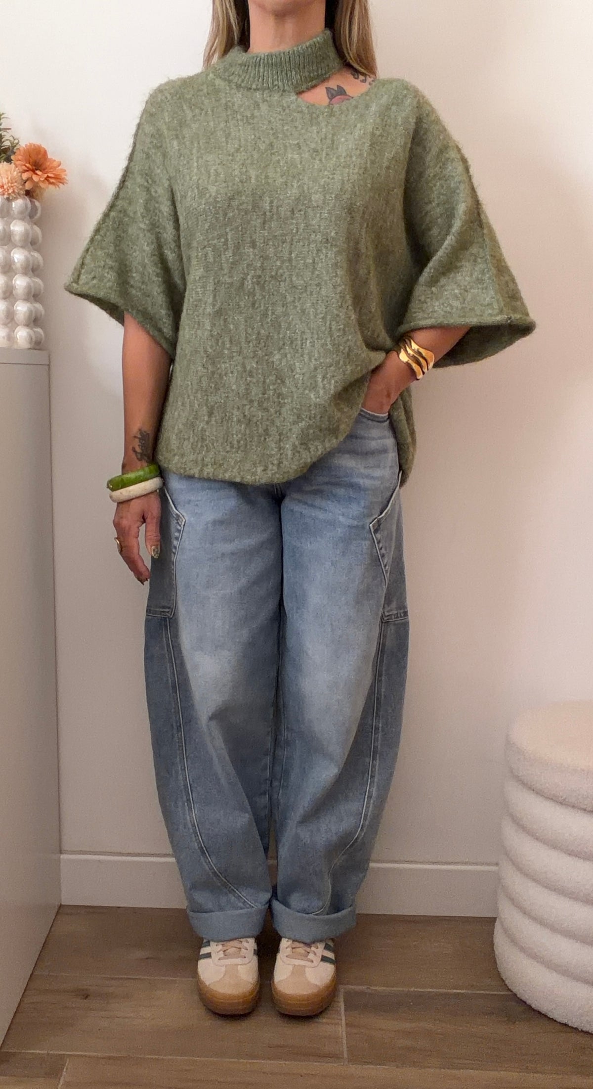 PULL LORENE OLIVE