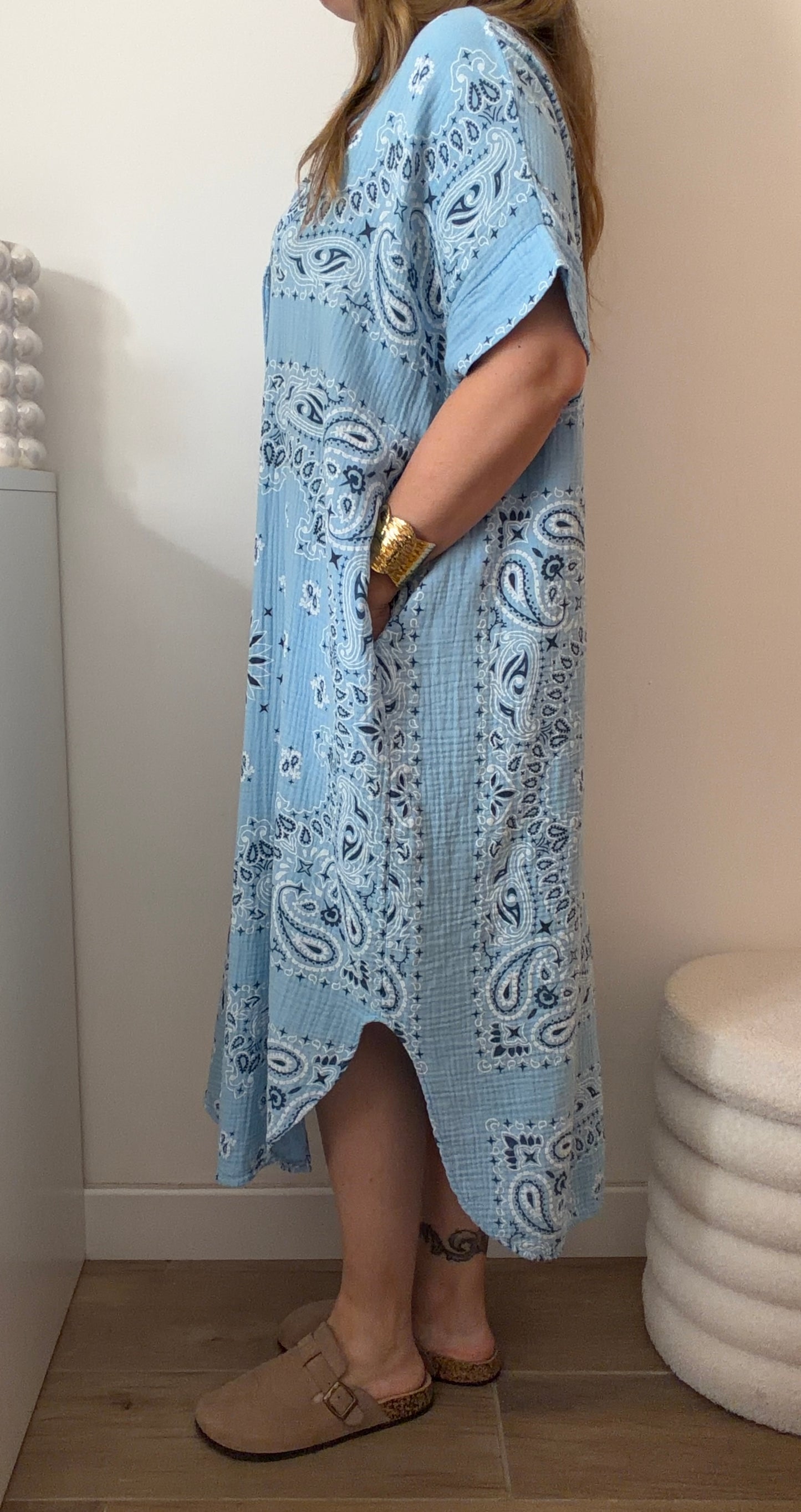 ROBE BANDANA BLEUE