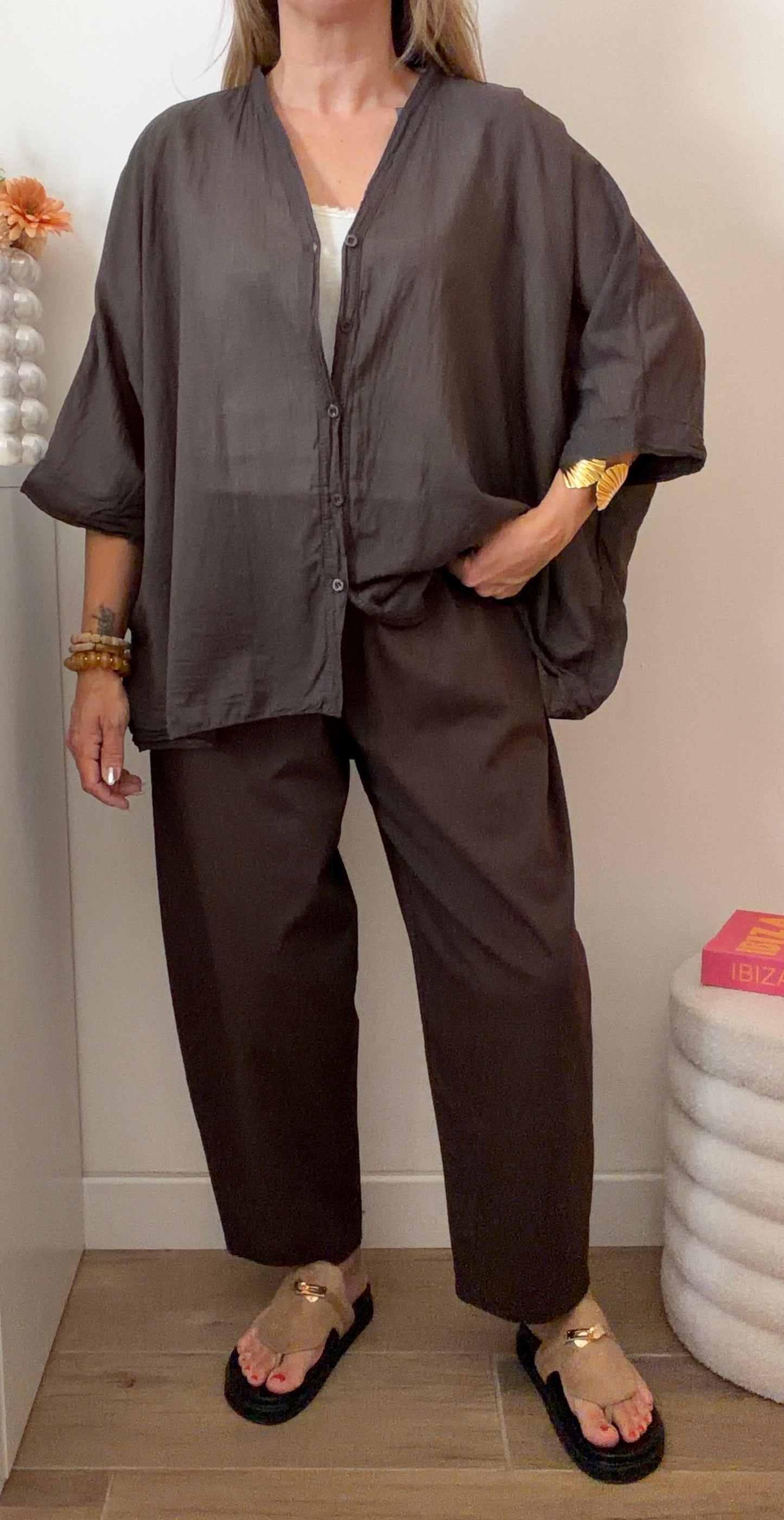BLOUSE ADÈLE CHOCO
