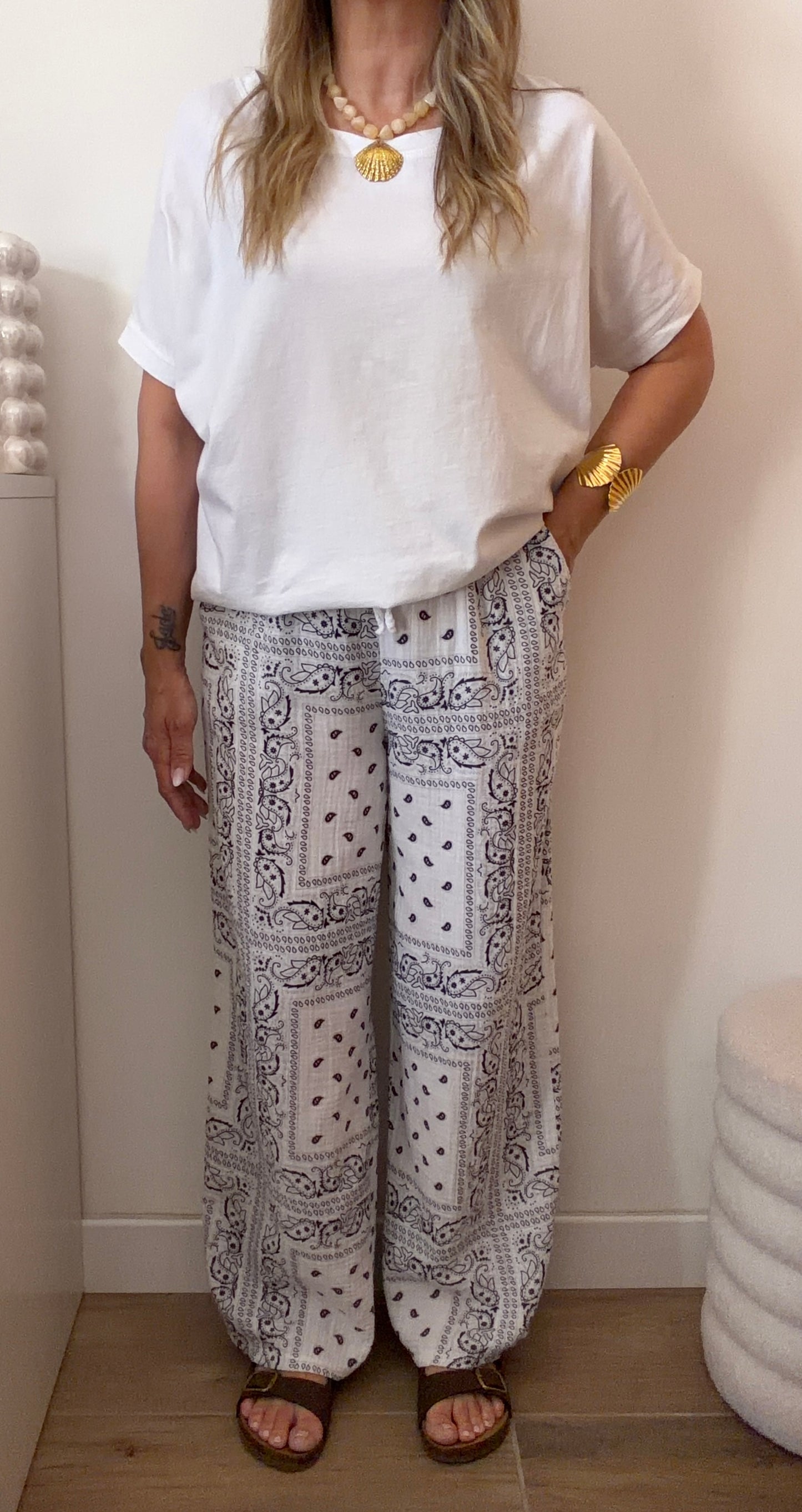 TEE-SHIRT SELENA BLANC