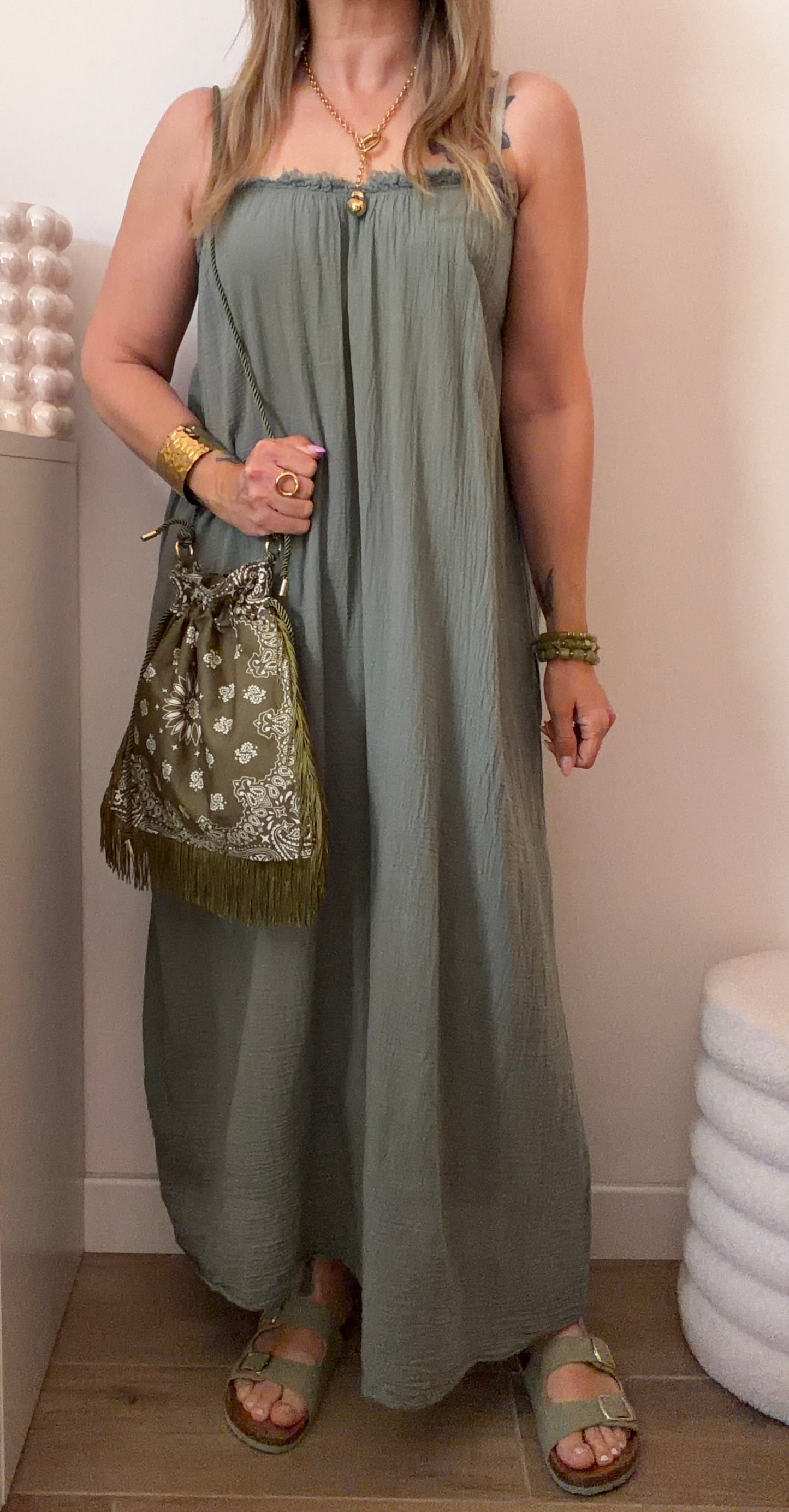 ROBE VANINA KAKI