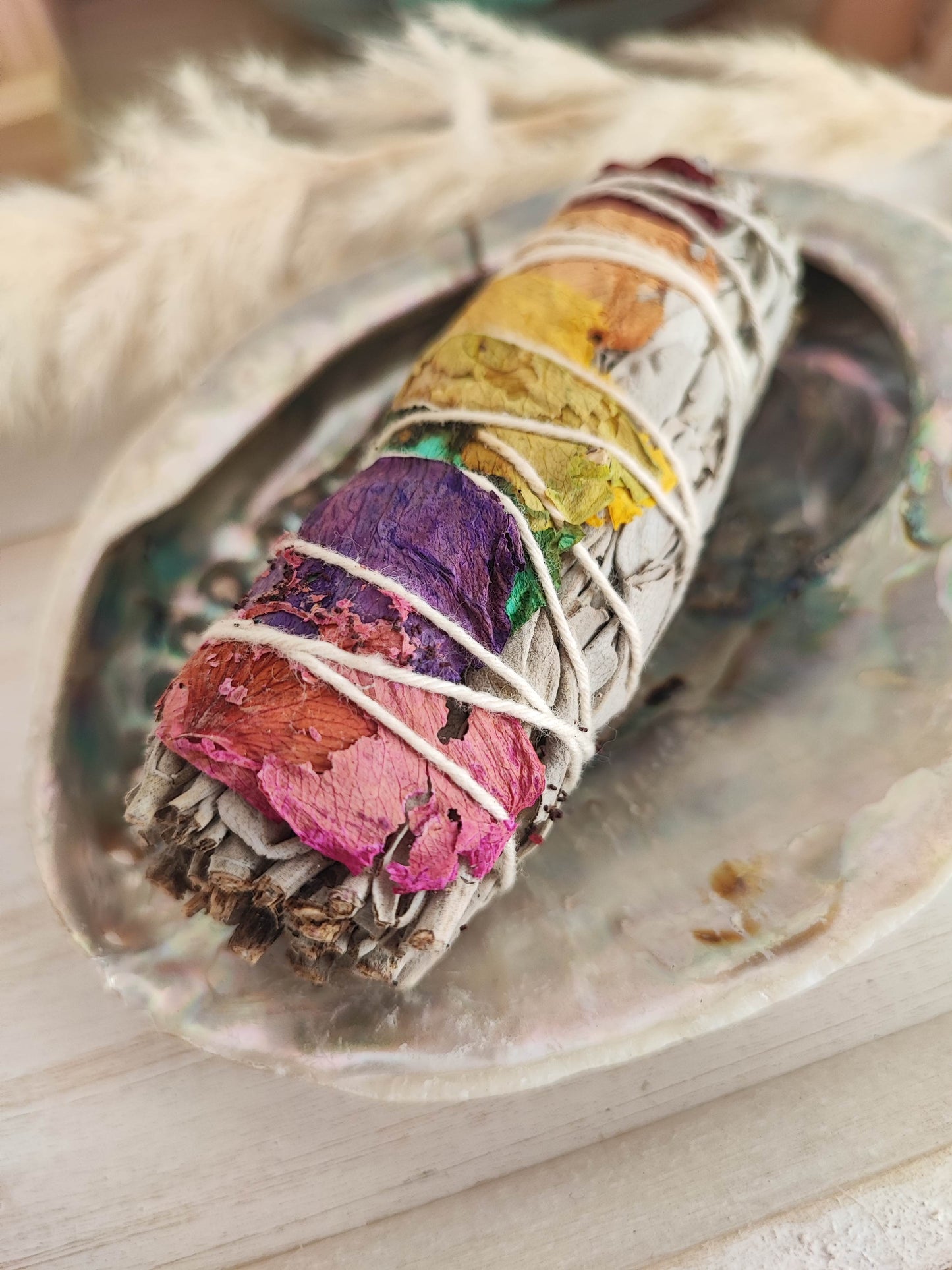 Smudge de sauge blanche 7 chakras
