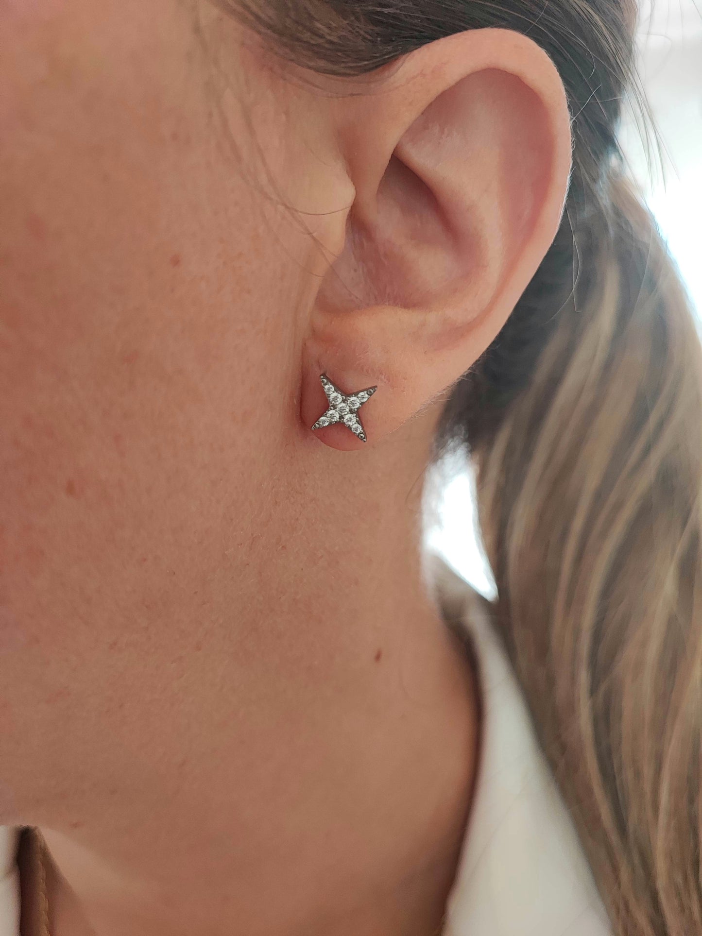 Boucles d'oreille Mallaury silver