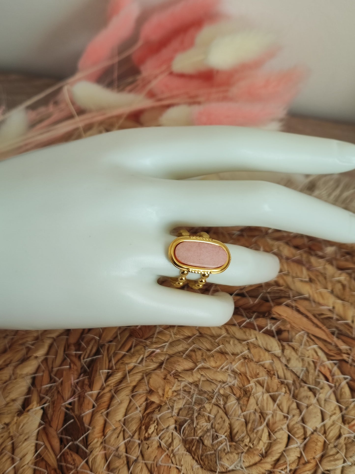 Bague Moa rose