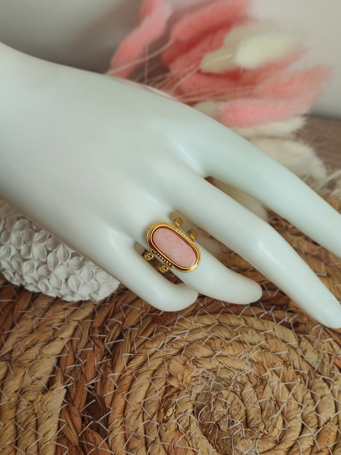 Bague Moa rose