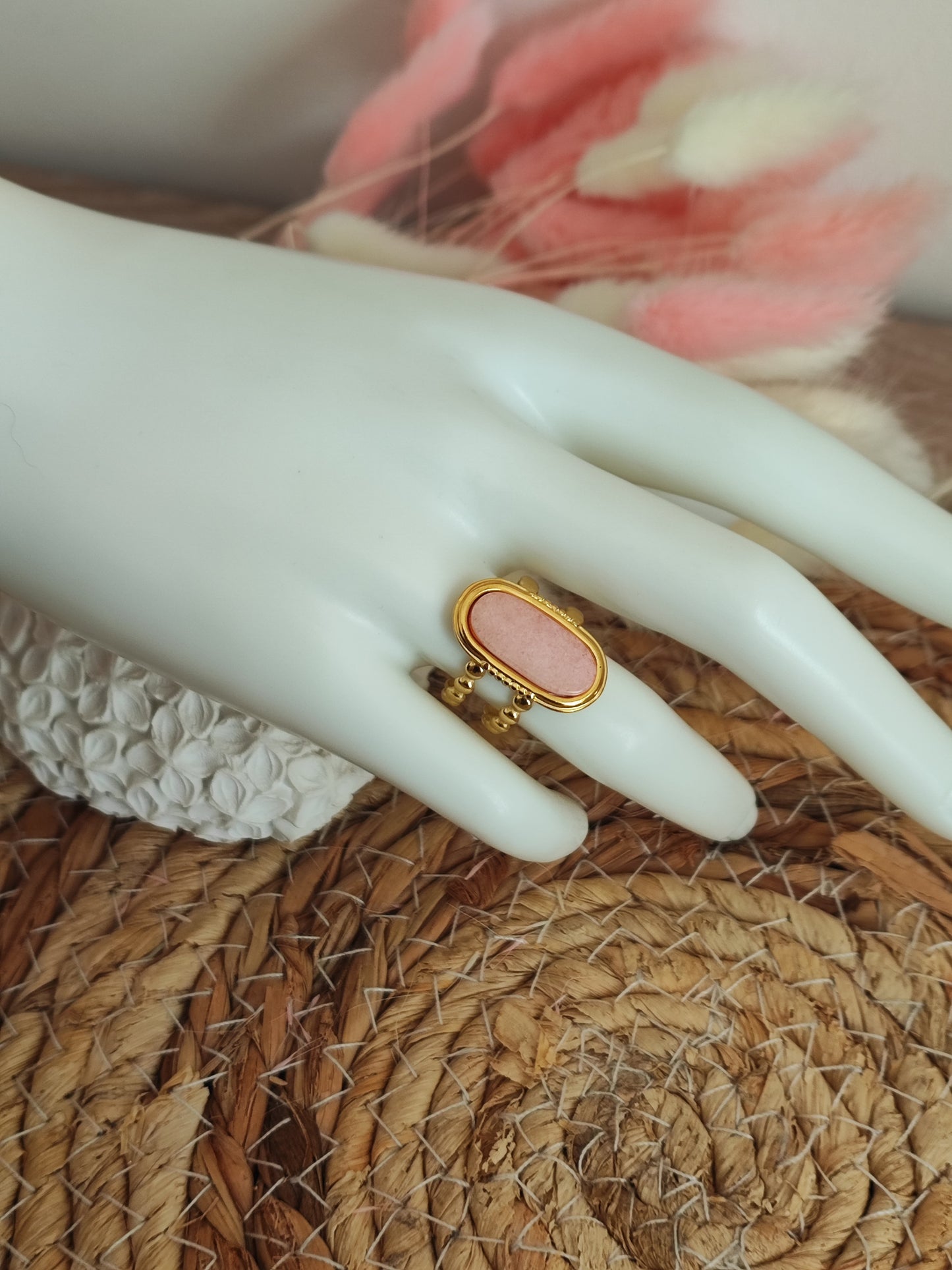 Bague Moa rose