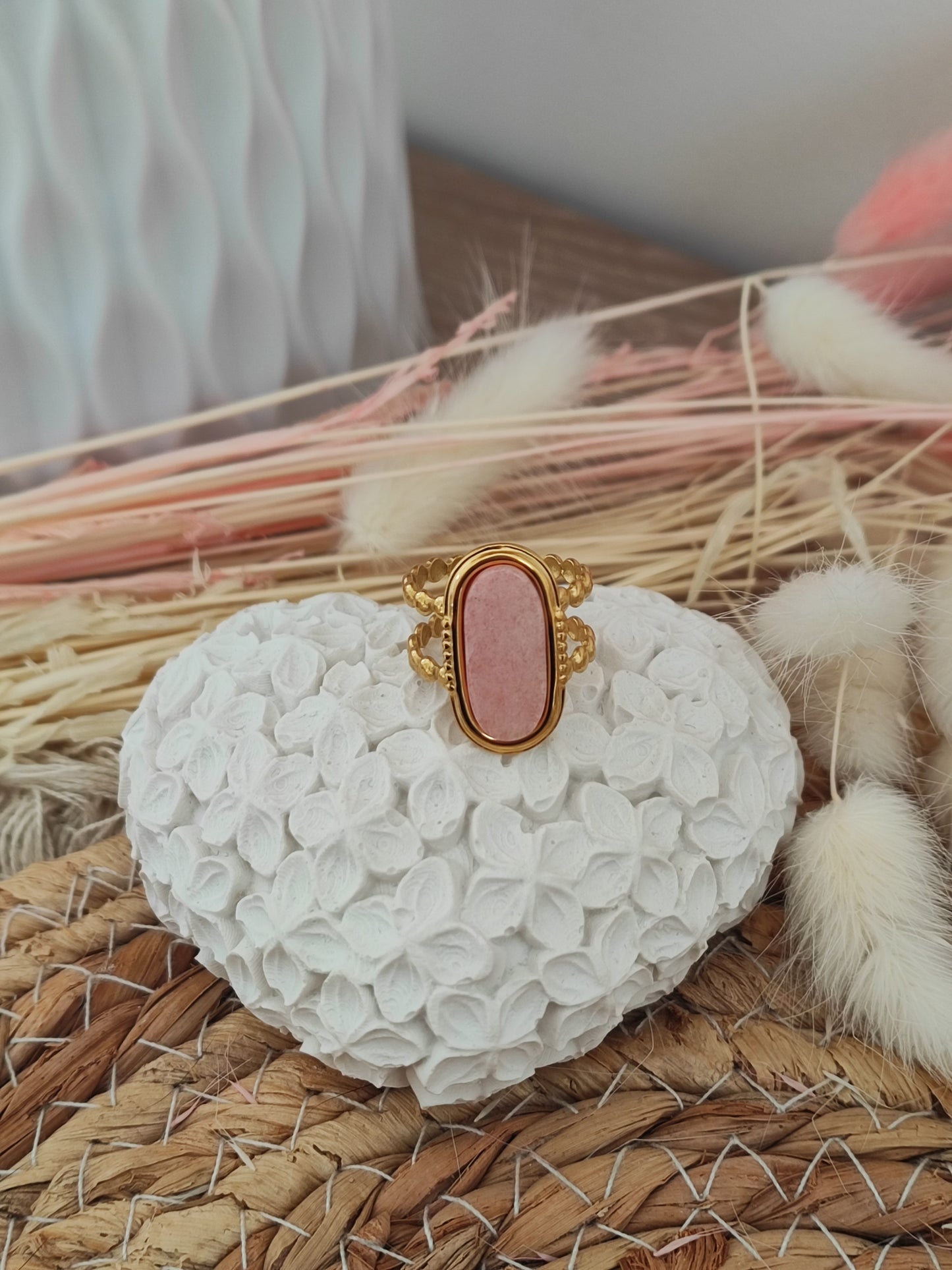 Bague Moa rose