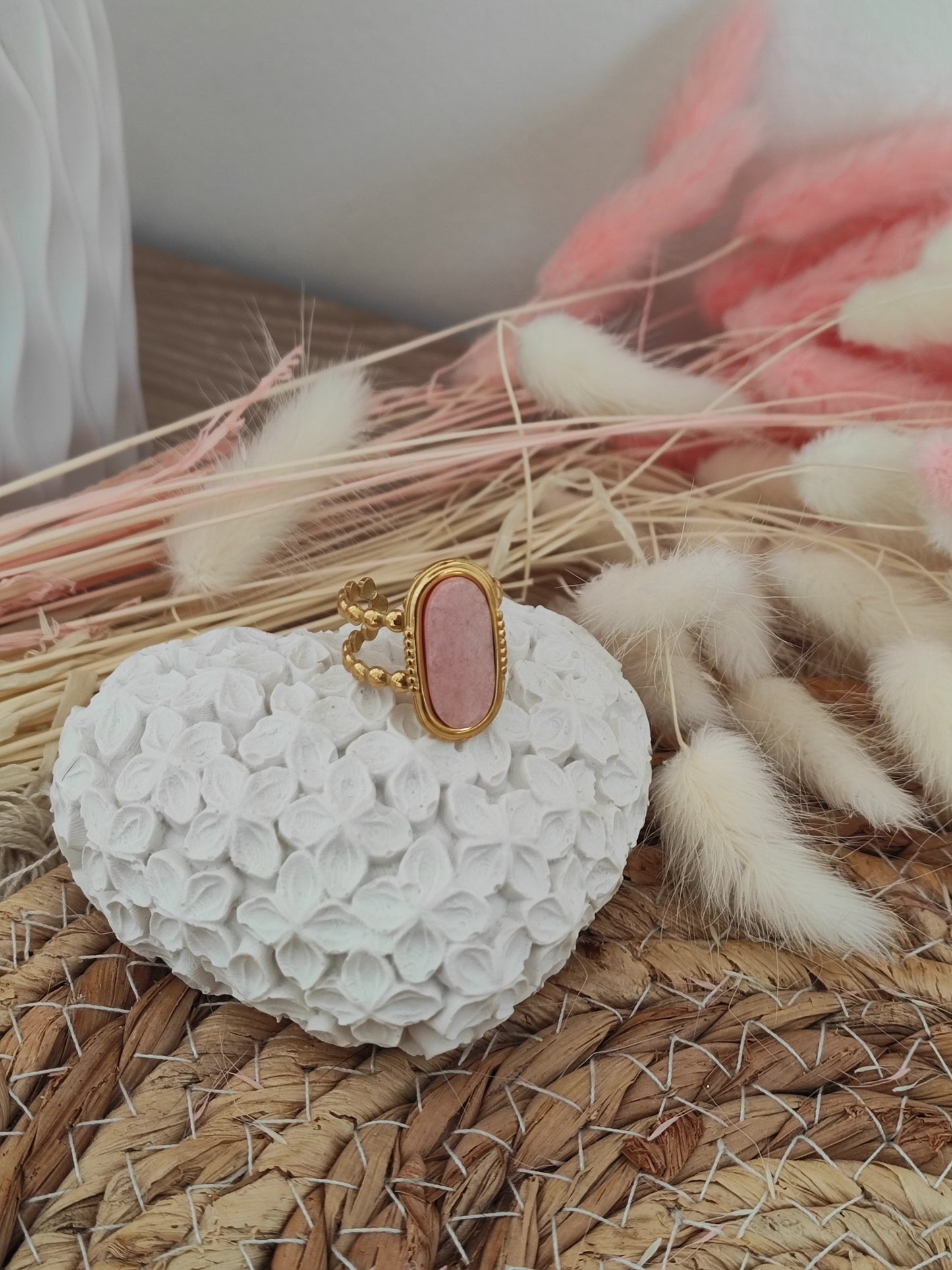 Bague Moa rose