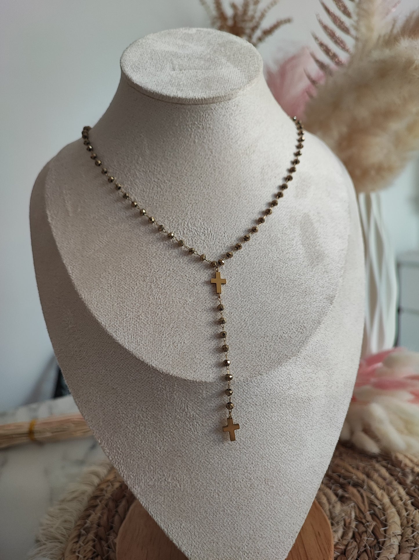 Collier chapelet Chayton (plusieurs coloris)