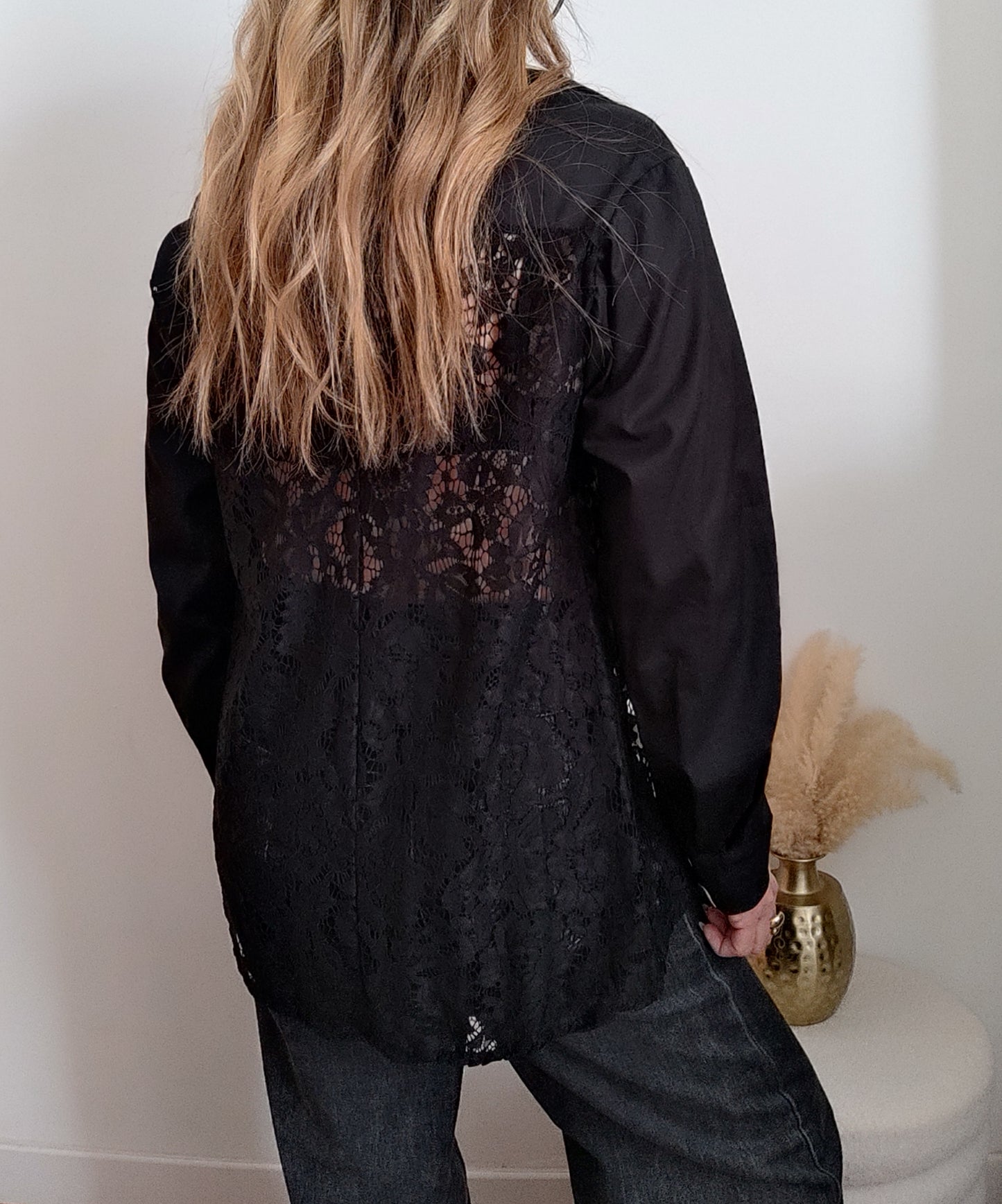 Chemise Helena Dentelle Noire
