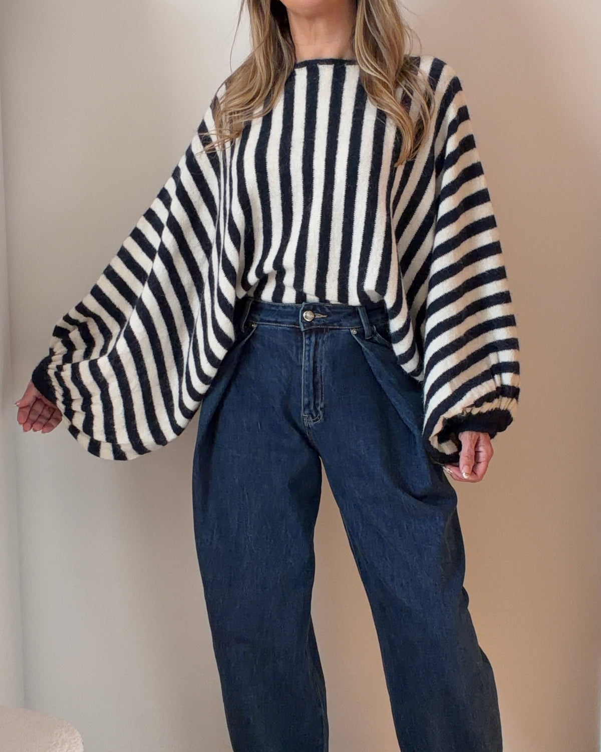 PULL JULLIANN RAYÉ MARINE