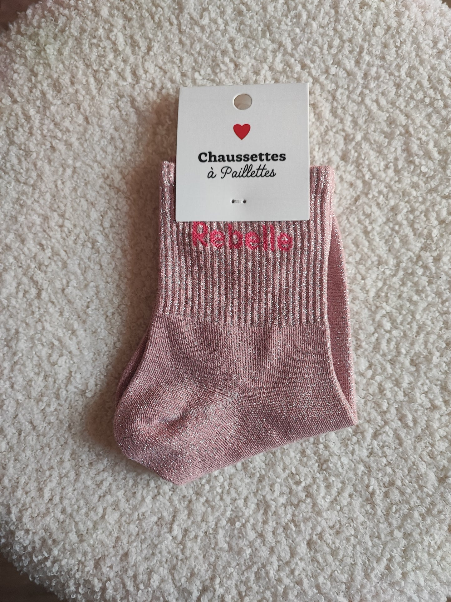 CHAUSSETTES À PAILLETTES ✨