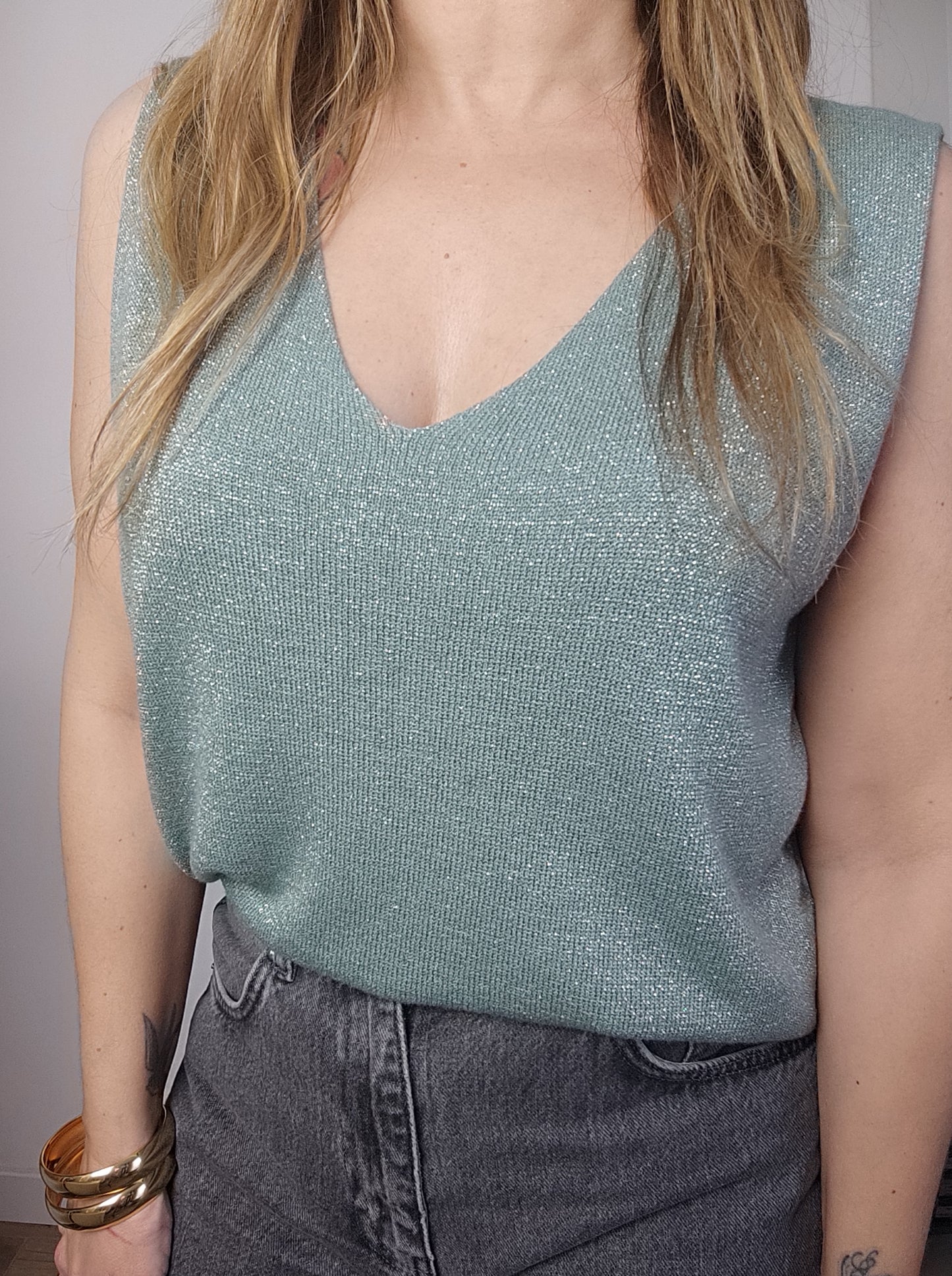 TOP SYBILLE KAKI