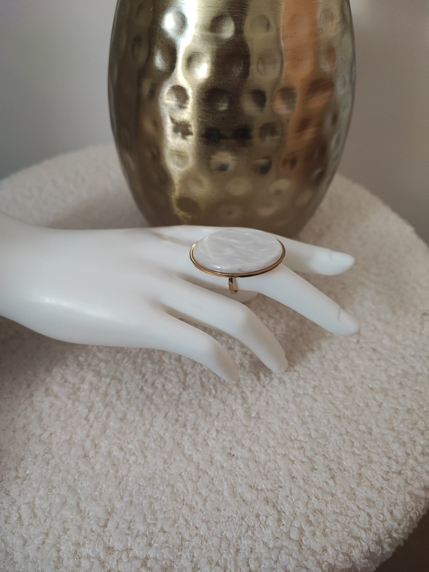 Bague Jasmine blanche