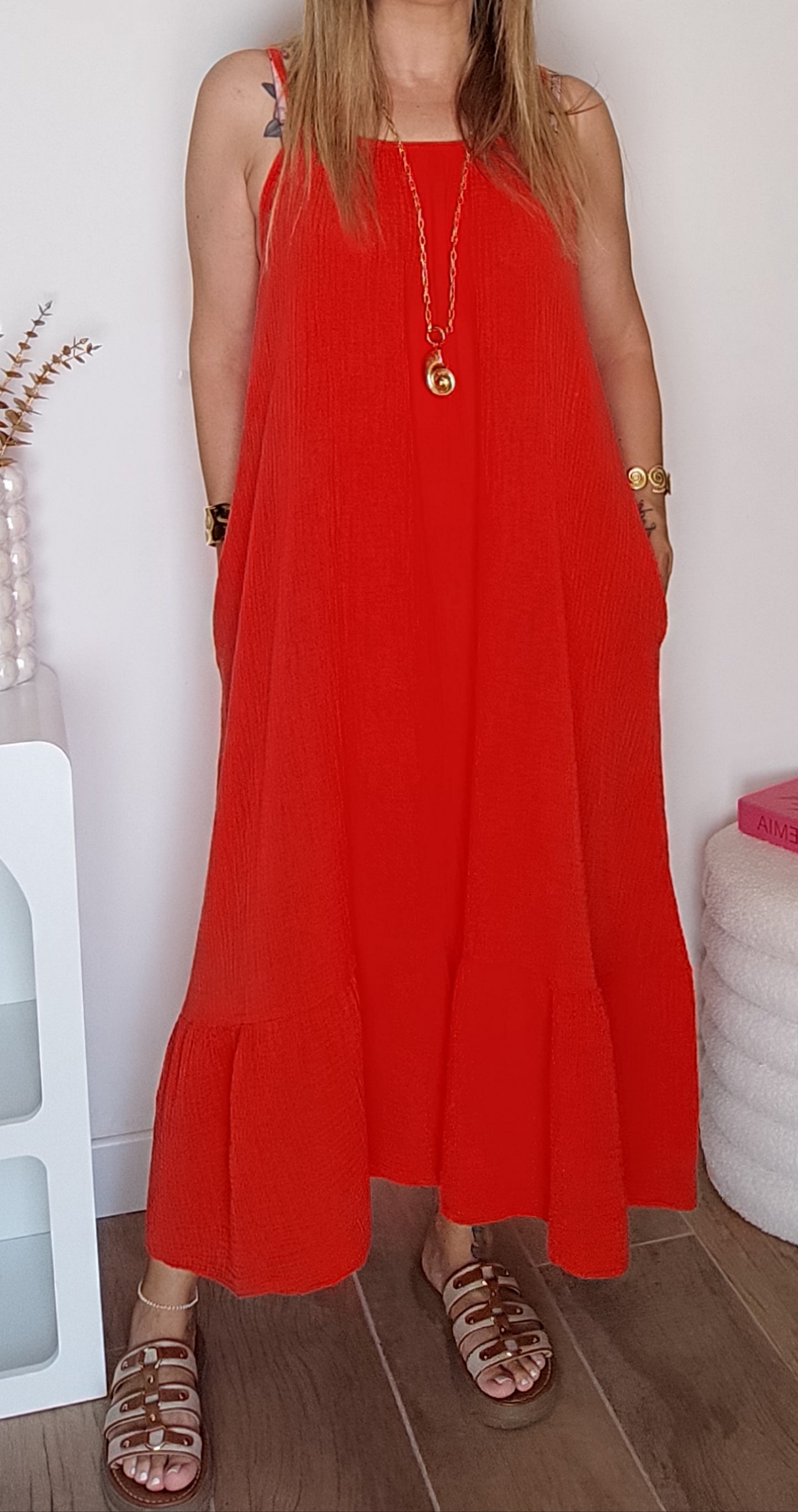 ROBE CALISTA ORANGE