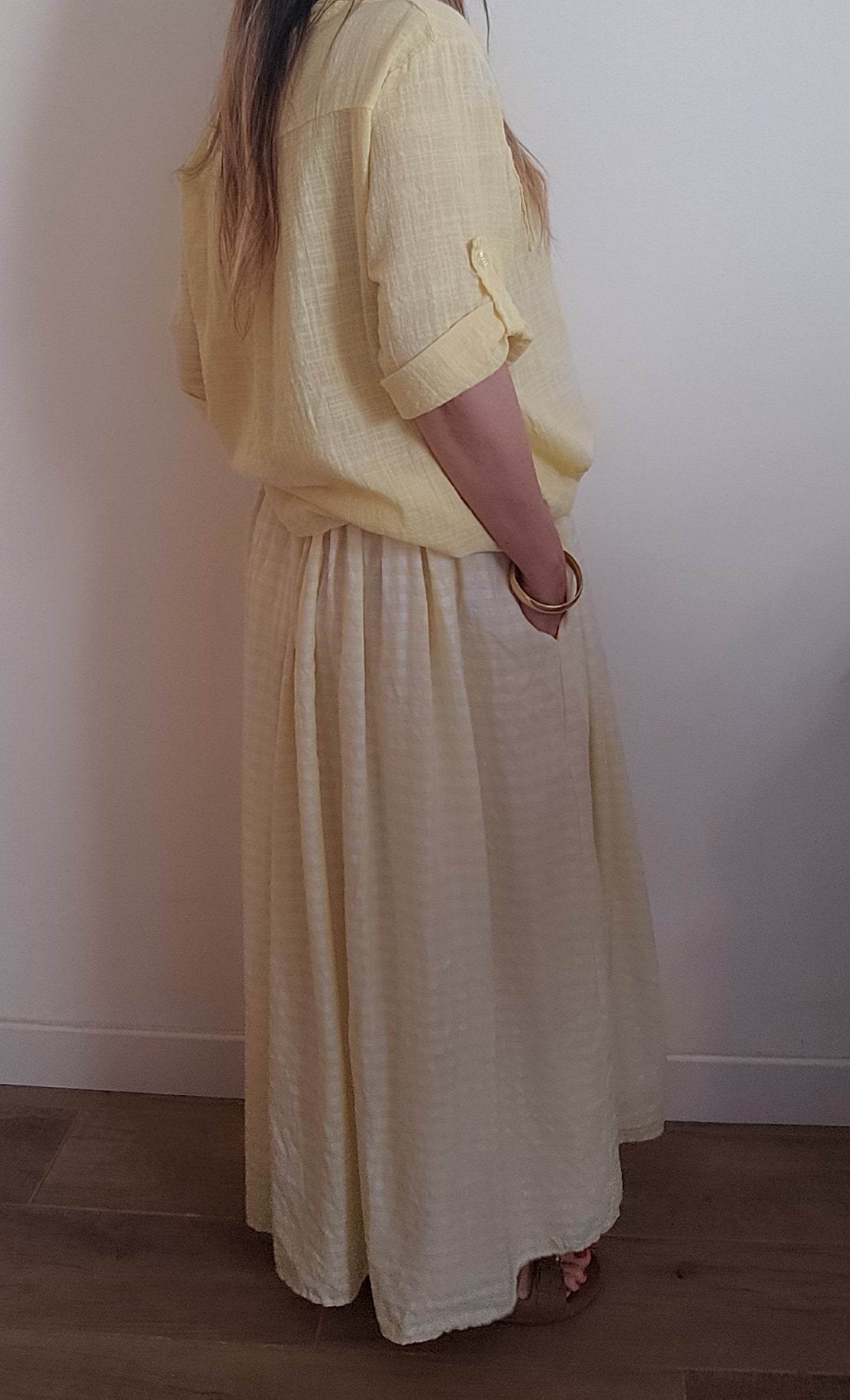 JUPE ELINA JAUNE