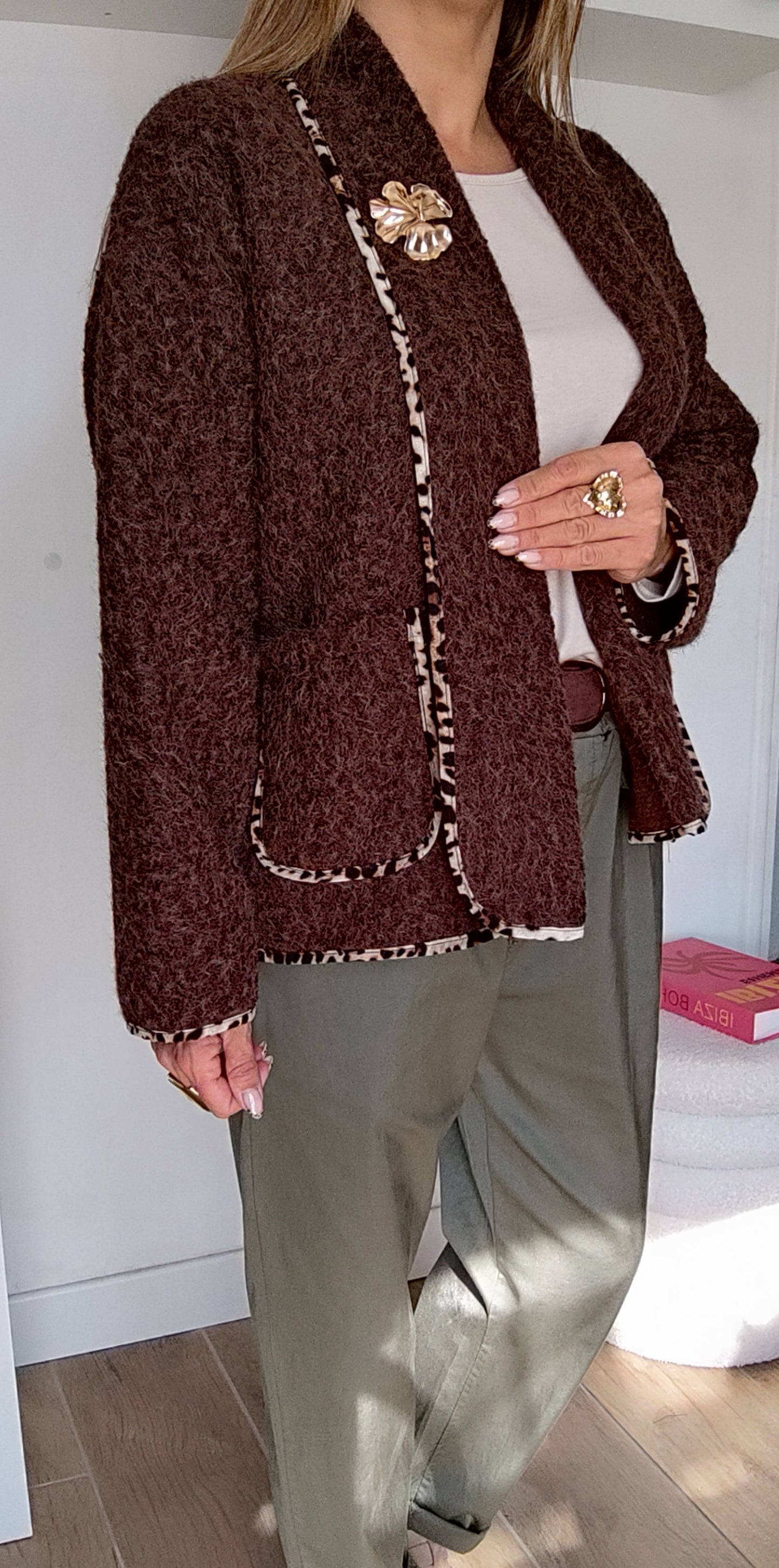 VESTE DIANE MARRON