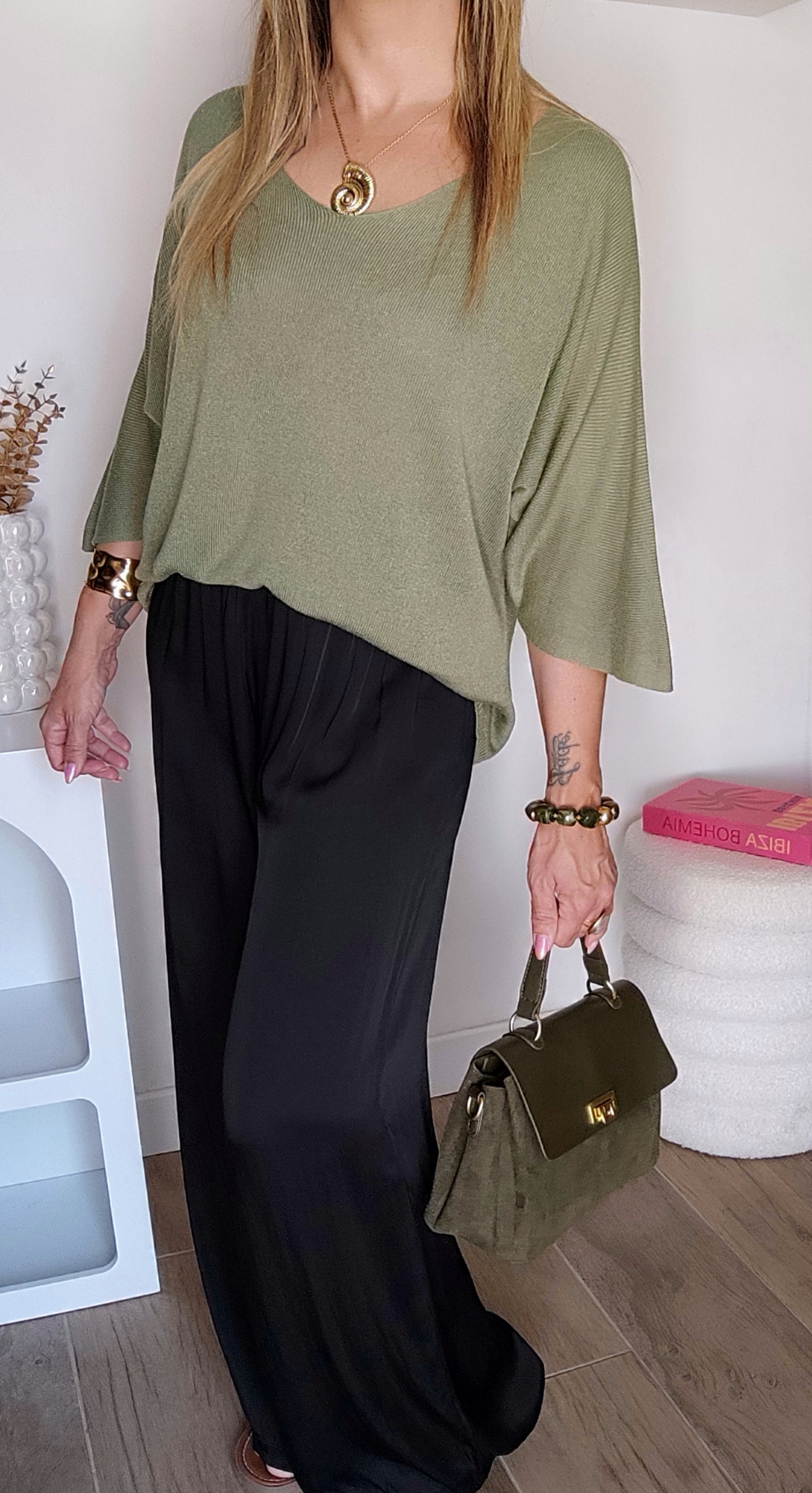 HAUT ASTRID KAKI