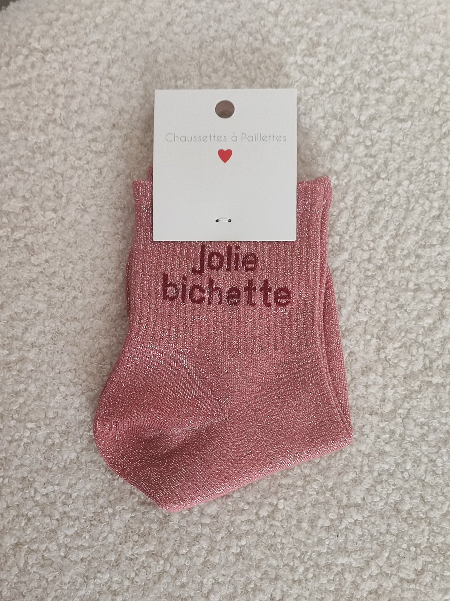 CHAUSSETTES À PAILLETTES ✨