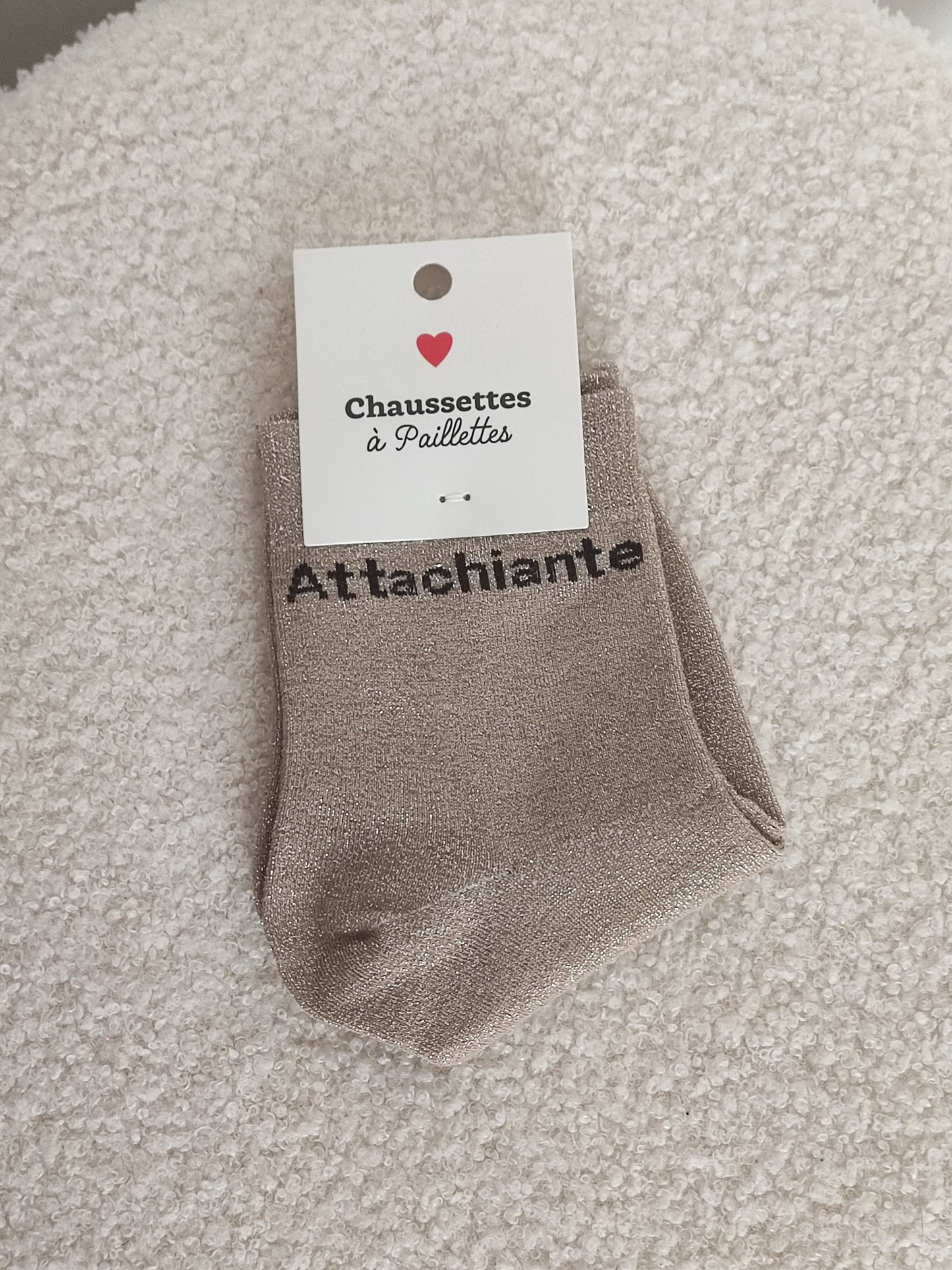 CHAUSSETTES À PAILLETTES ✨
