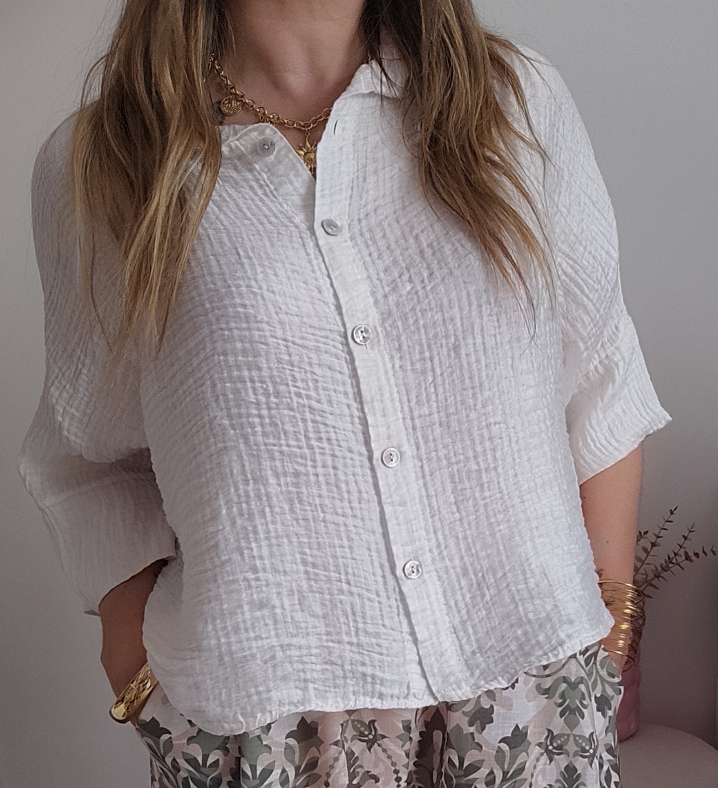 CHEMISE PENELOPE BLANCHE