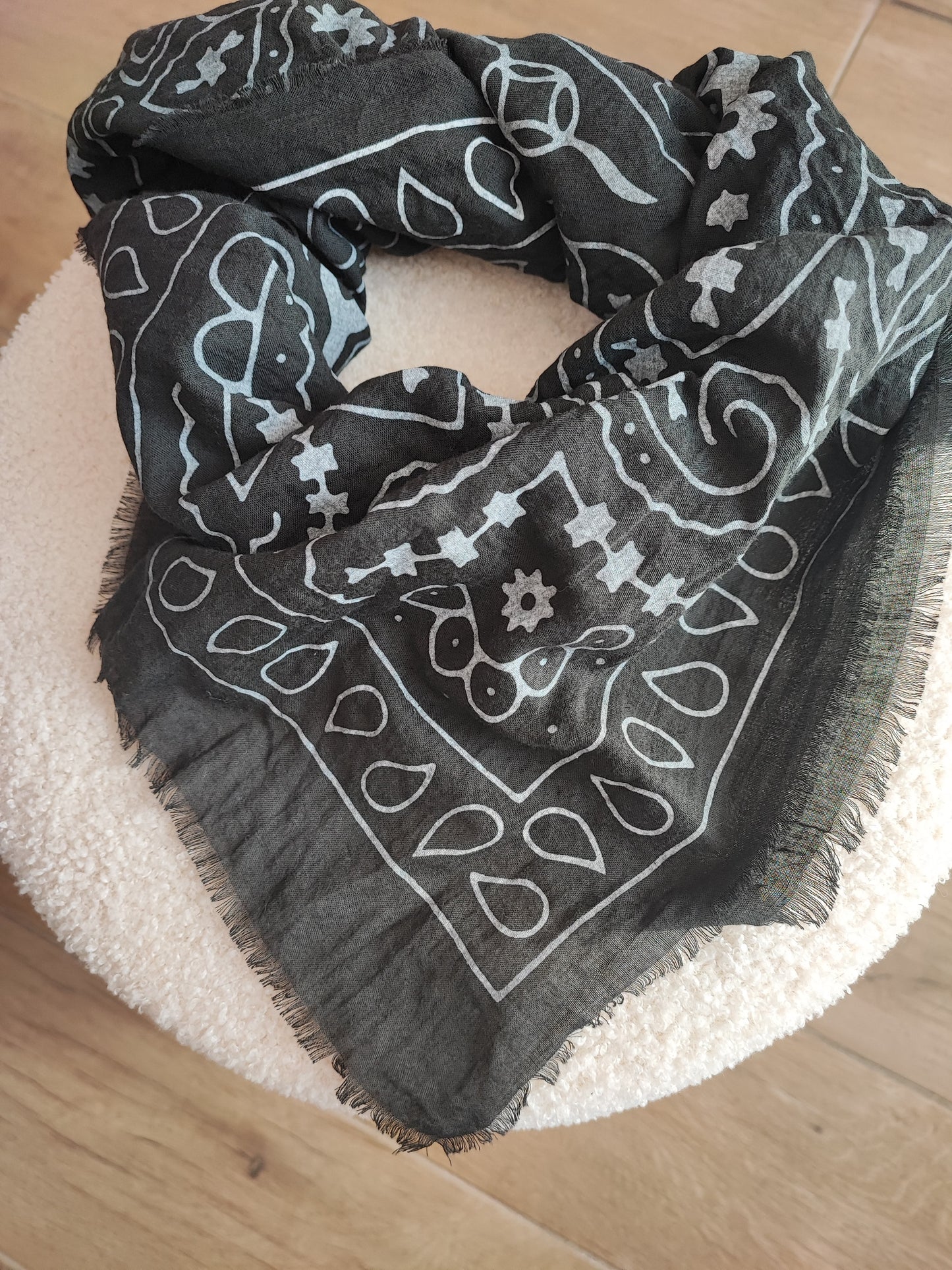 FOULARD BANDANA NOIR