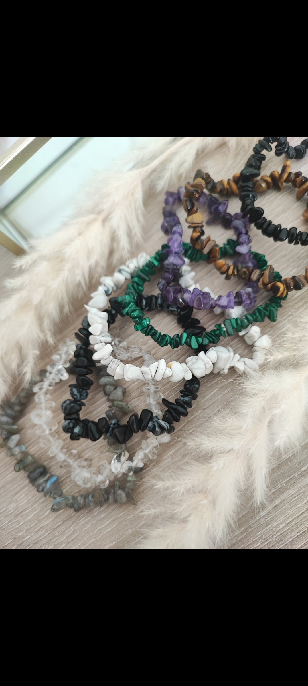 Bracelet baroque en pierres naturelles