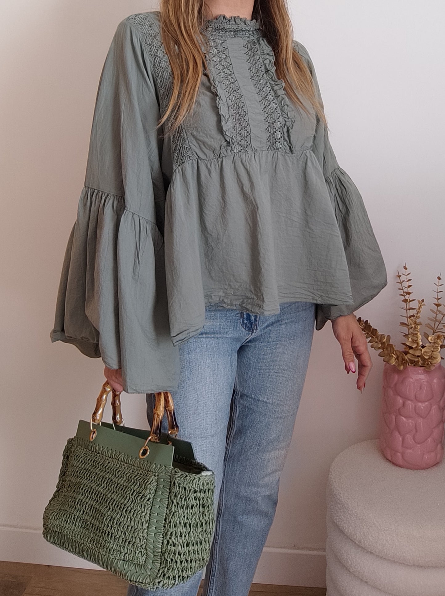 BLOUSE STELLA KAKI
