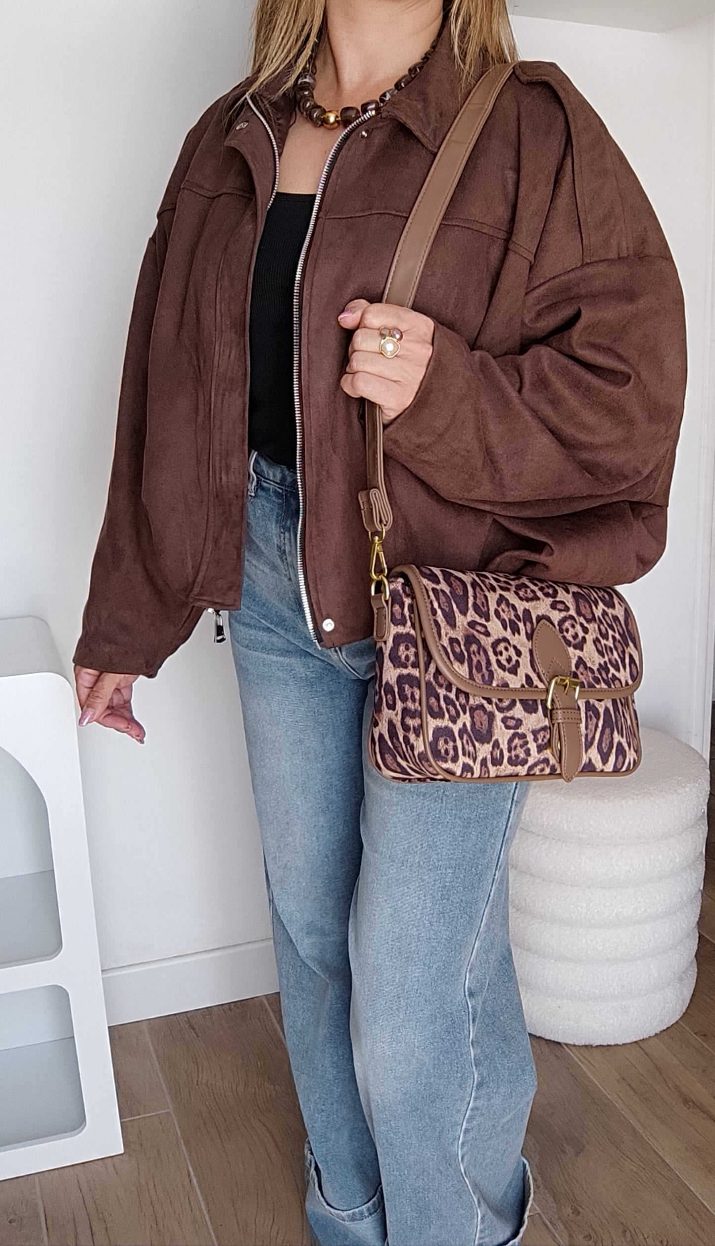 VESTE BONNIE MARRON