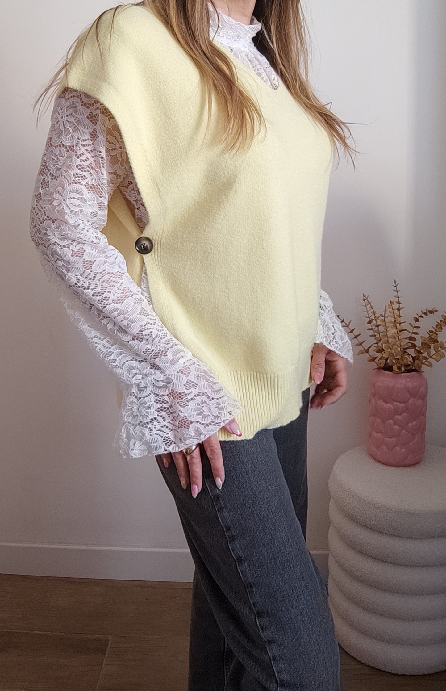 PULL GABIN JAUNE
