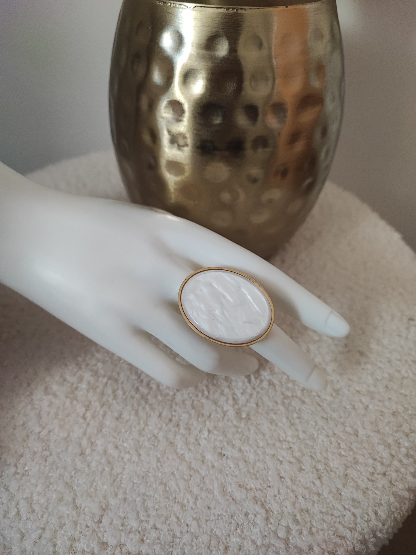 Bague Jasmine blanche