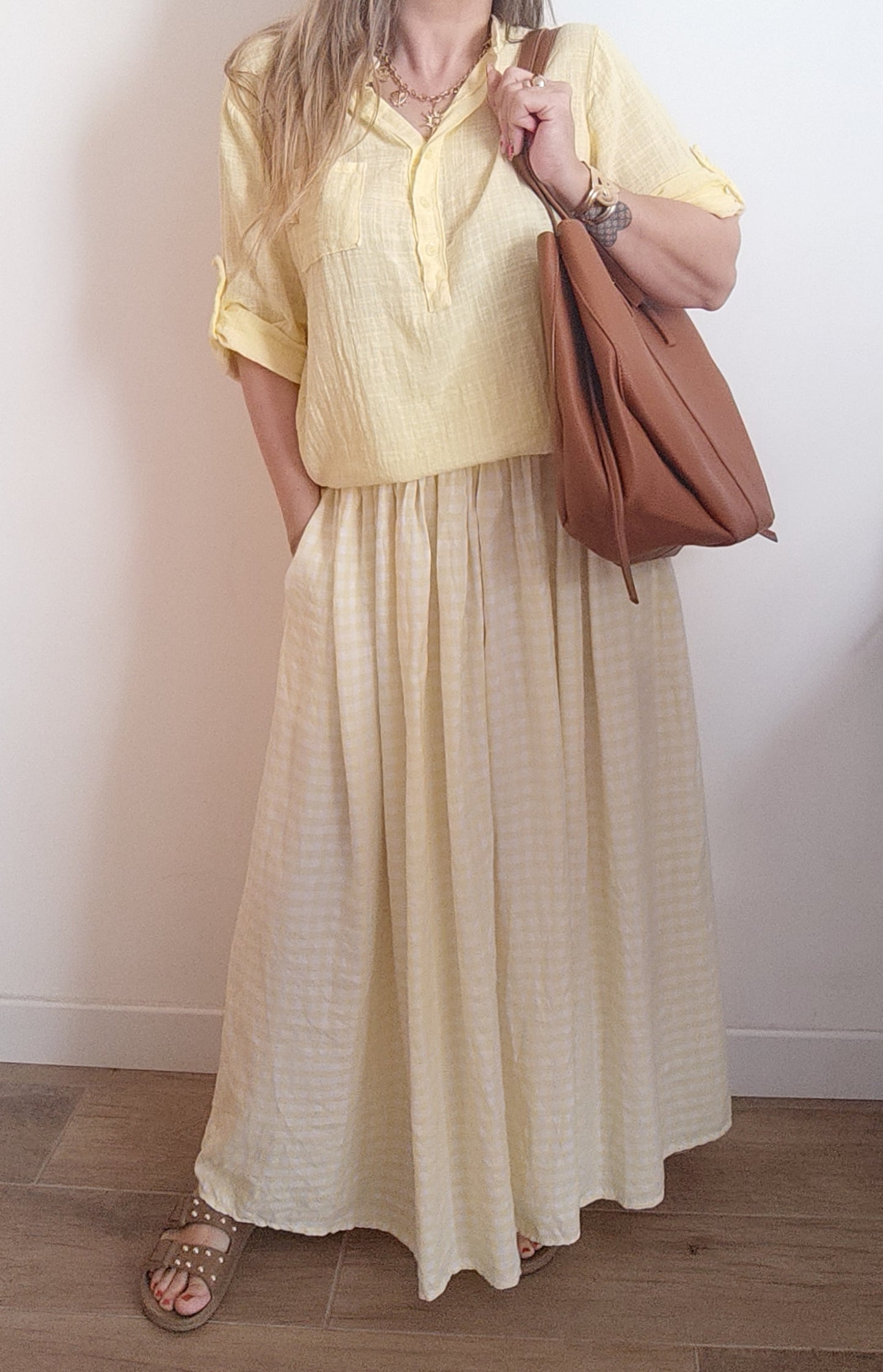 JUPE ELINA JAUNE