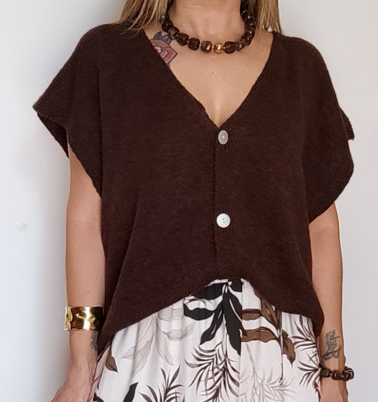 GILET LÉANDRE CHOCOLAT