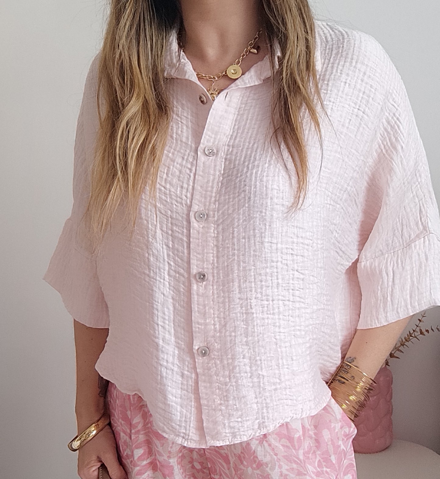 CHEMISE PENELOPE ROSE