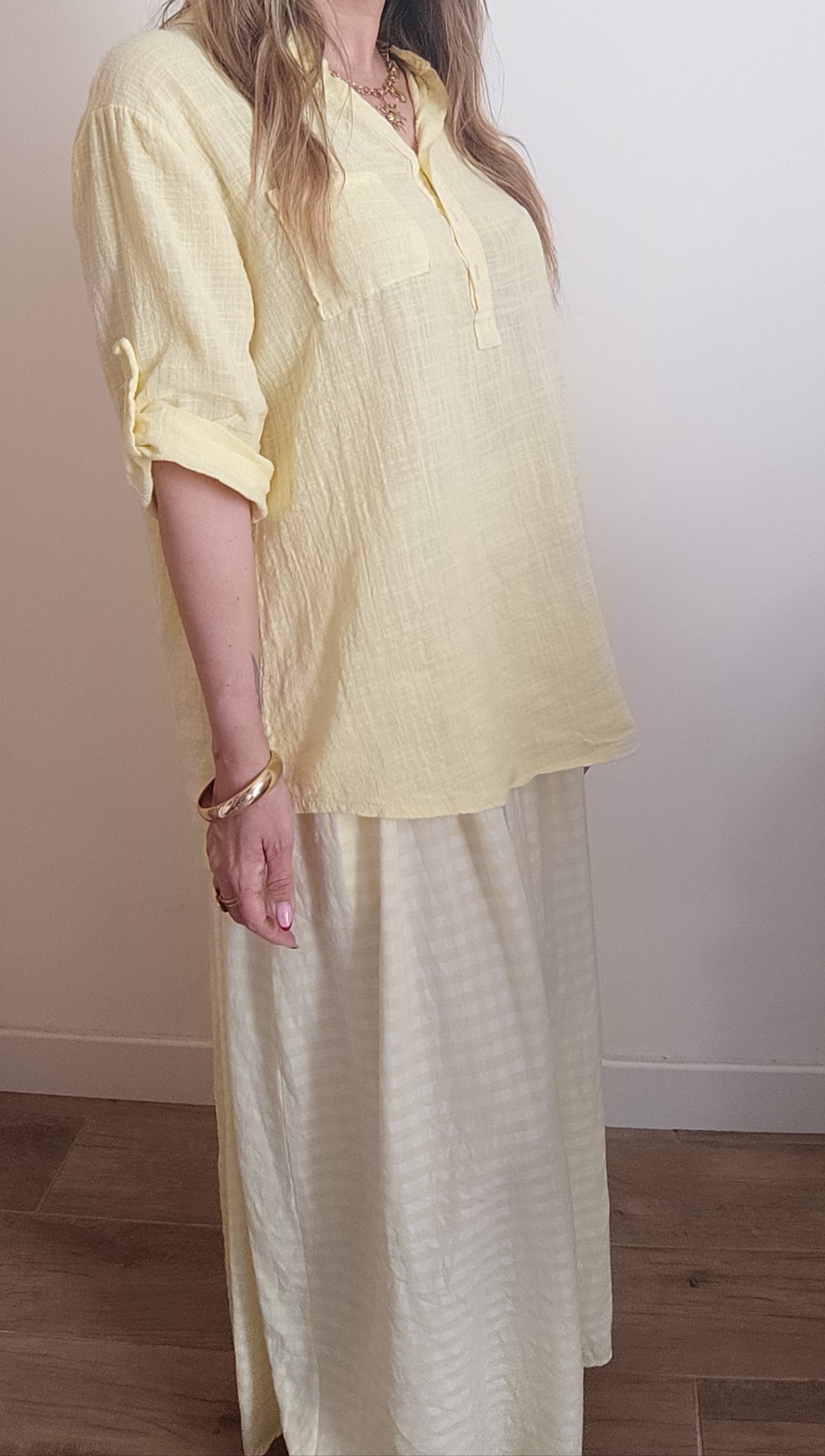 BLOUSE LISON JAUNE