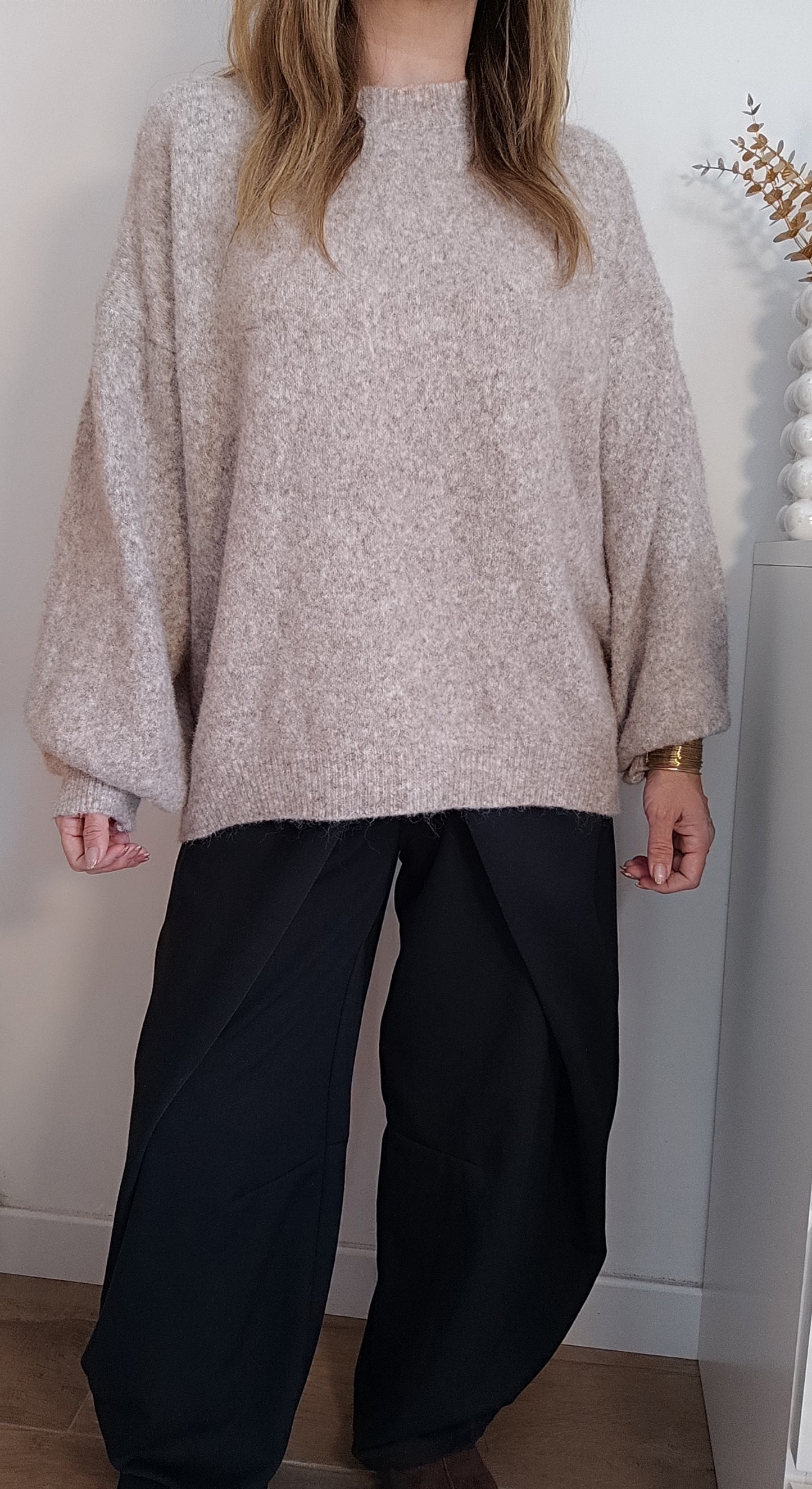 PULL SOLVEIG TAUPE
