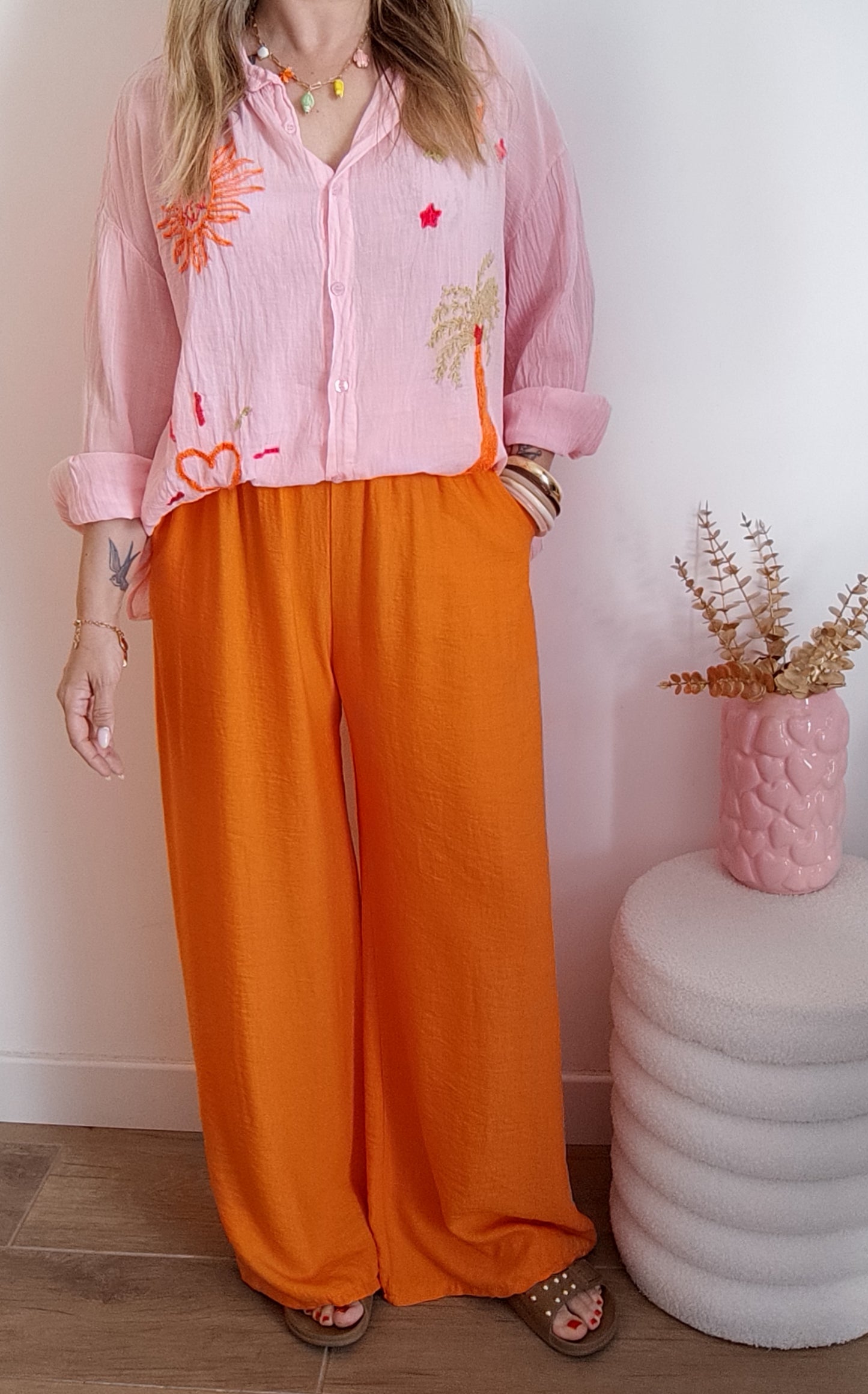 PANTALON CLOVIS ORANGE