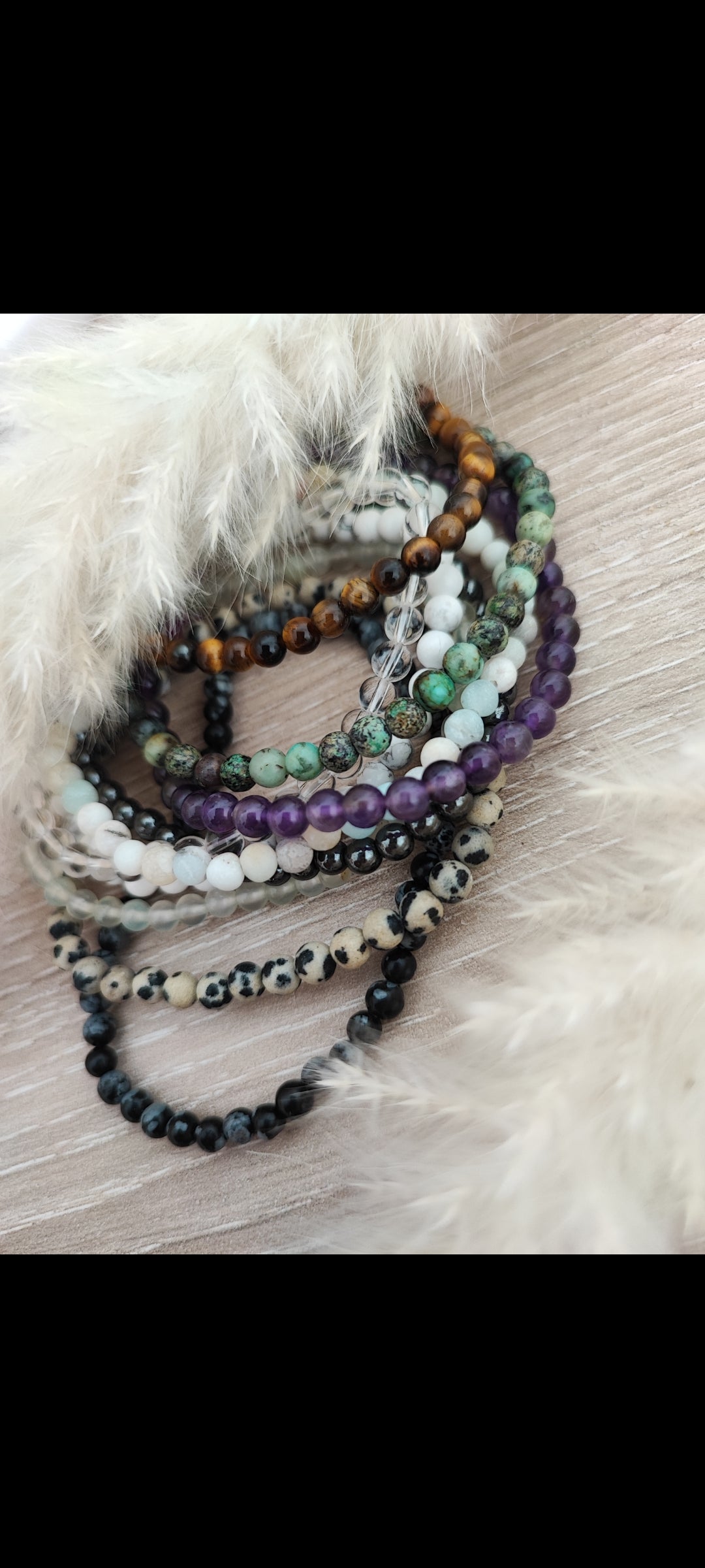Bracelet simple en pierres naturelles