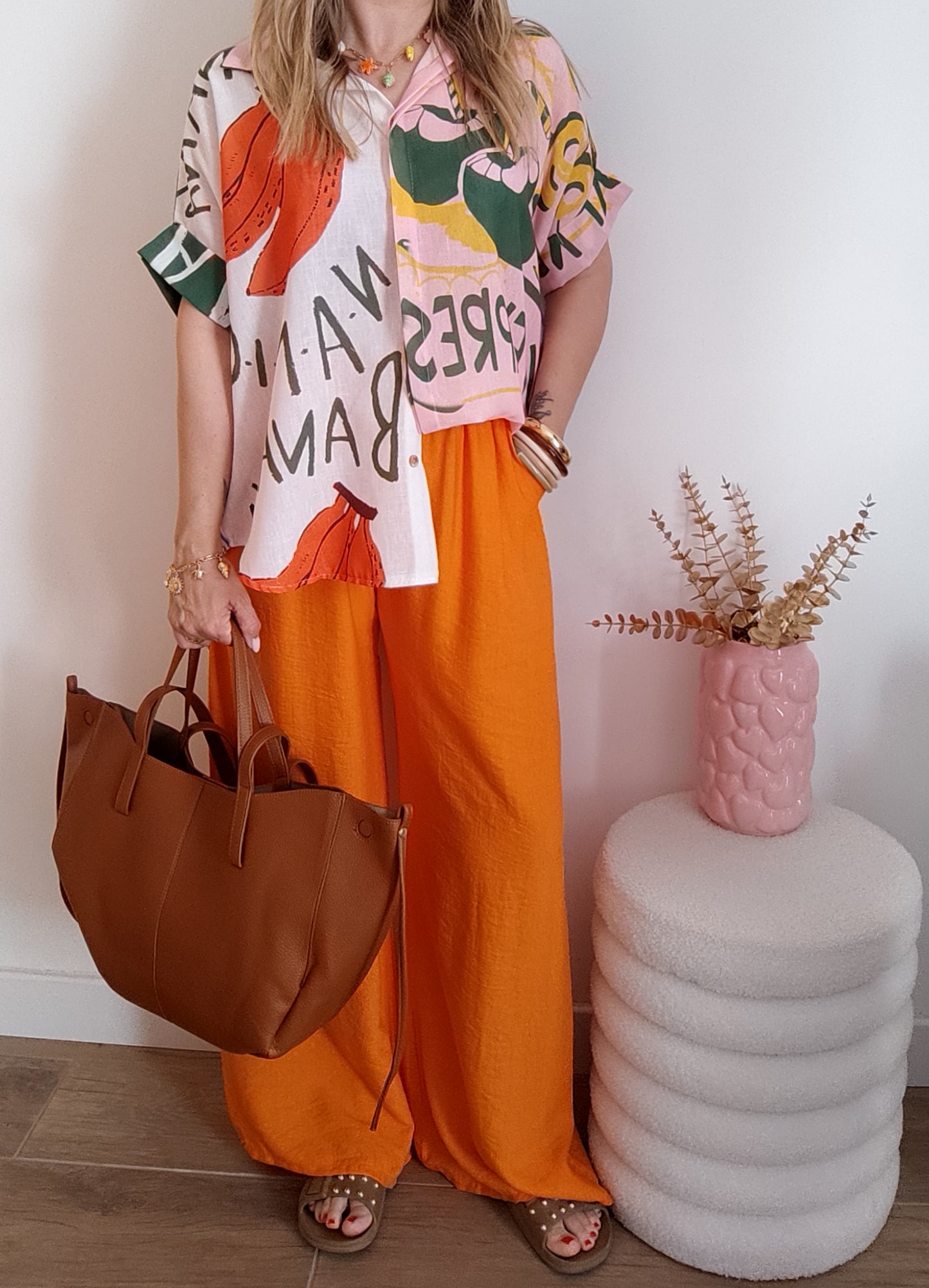 PANTALON CLOVIS ORANGE